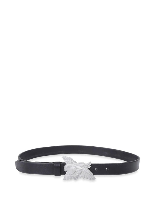 Dove leather belt
