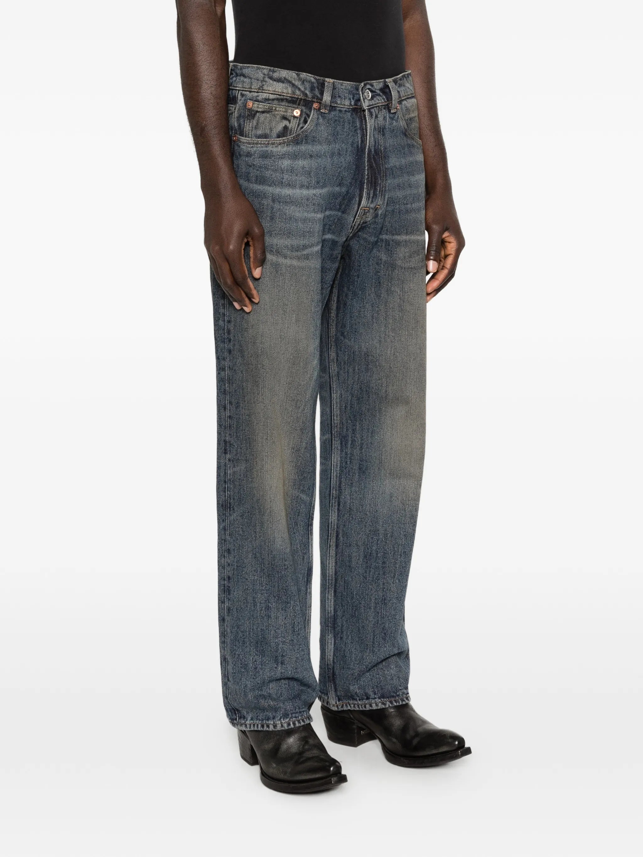 Third Cut washed jeans