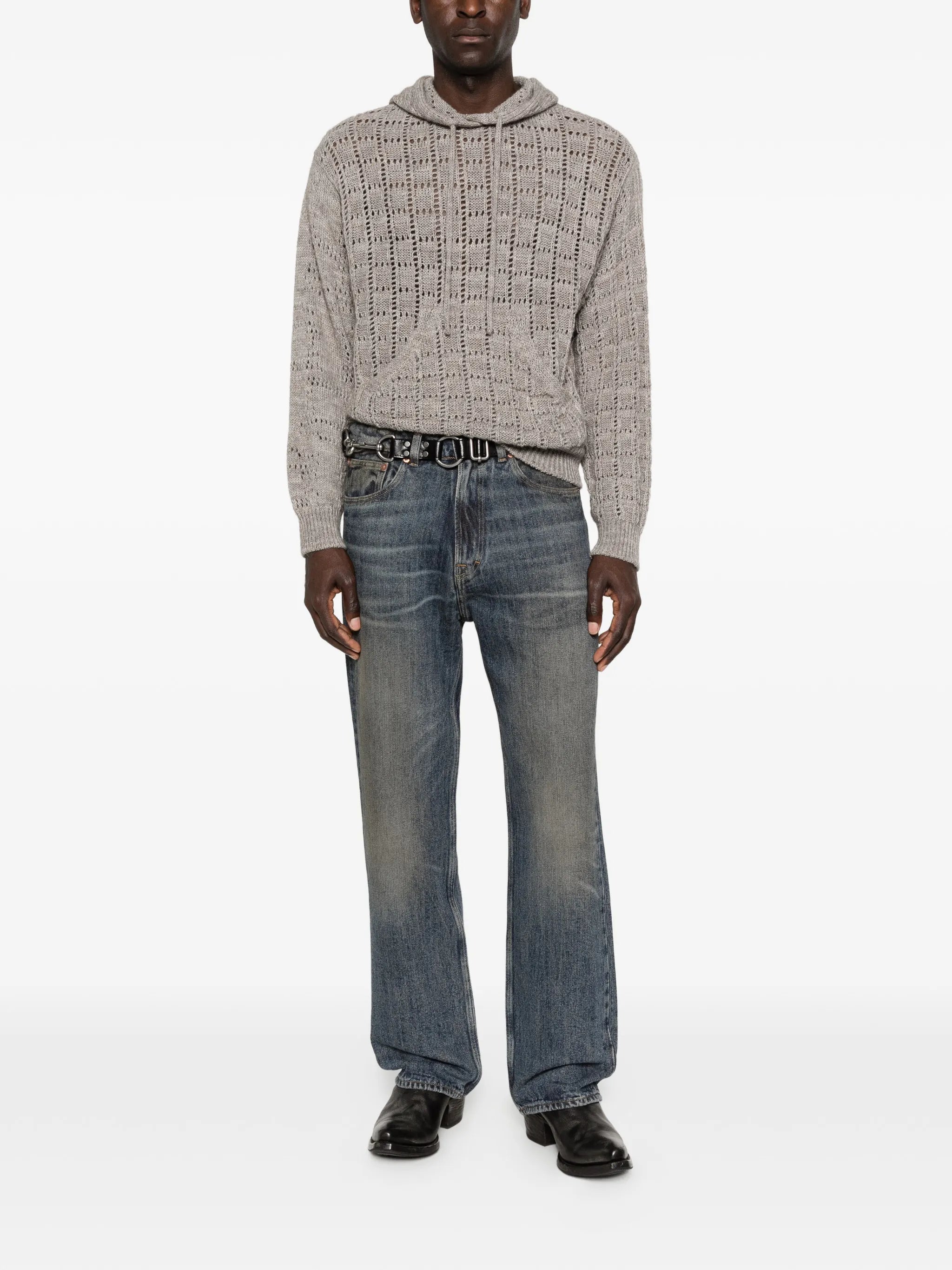 Third Cut washed jeans