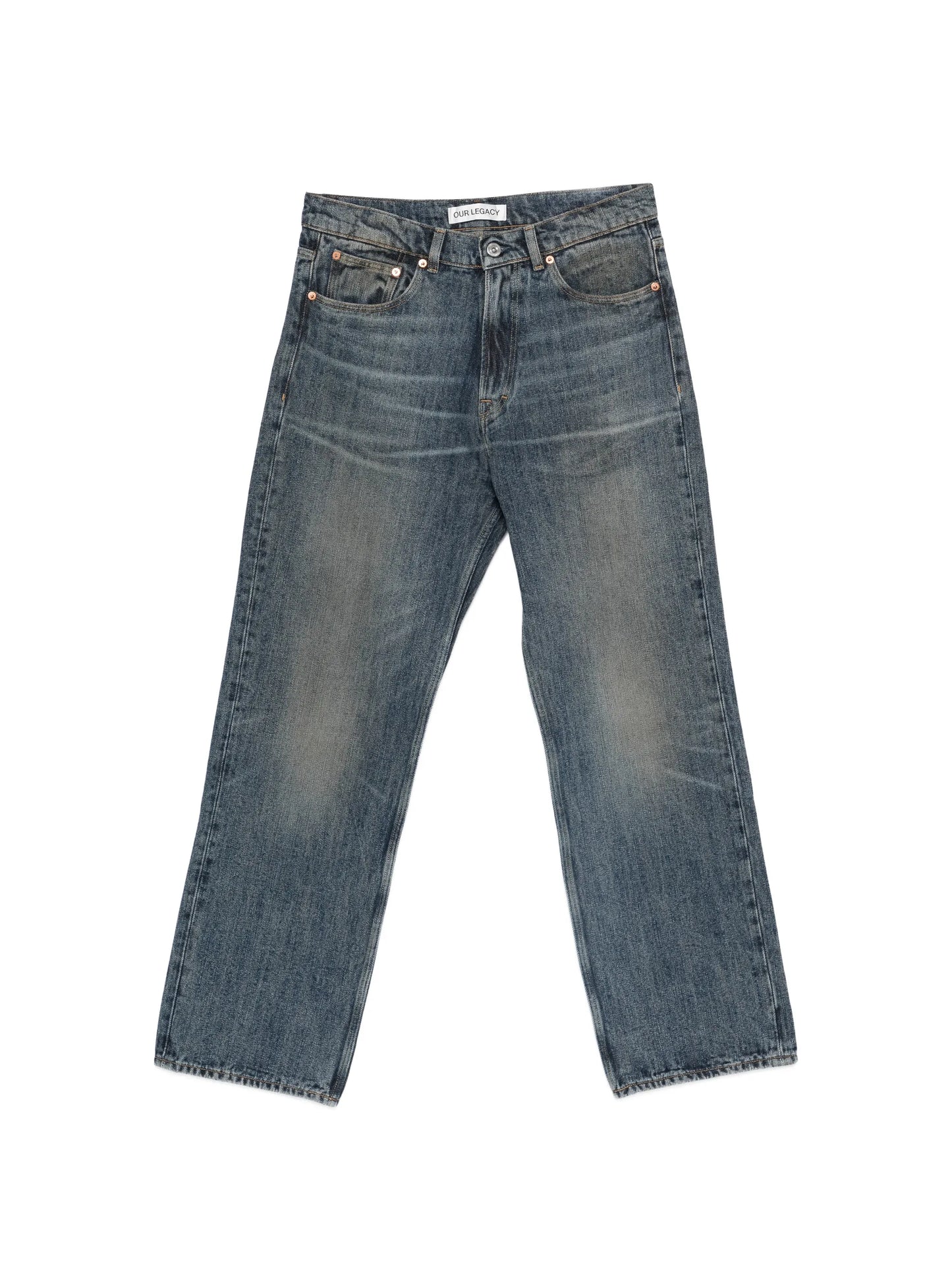 Third Cut washed jeans
