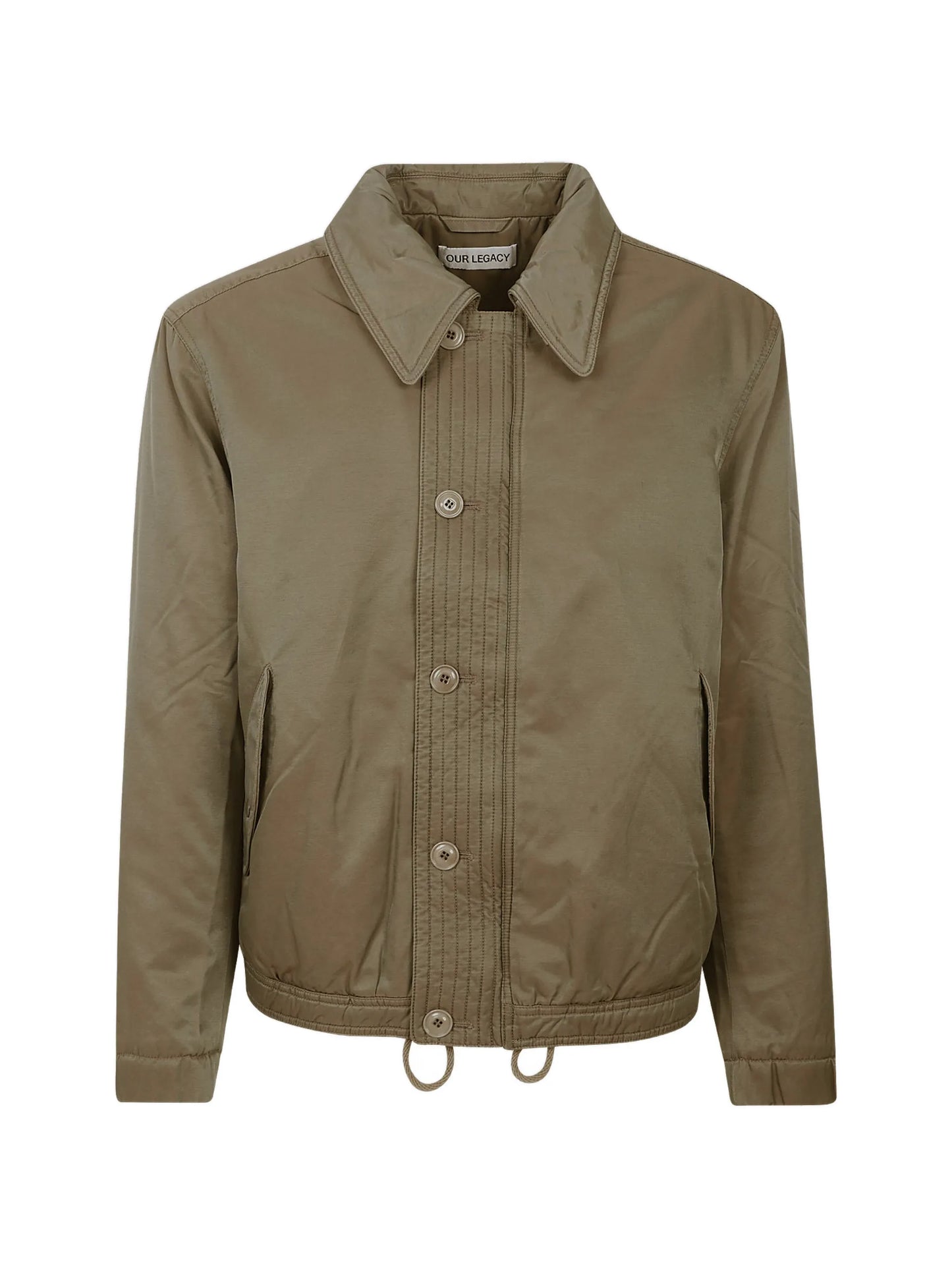 buttoned auto jacket