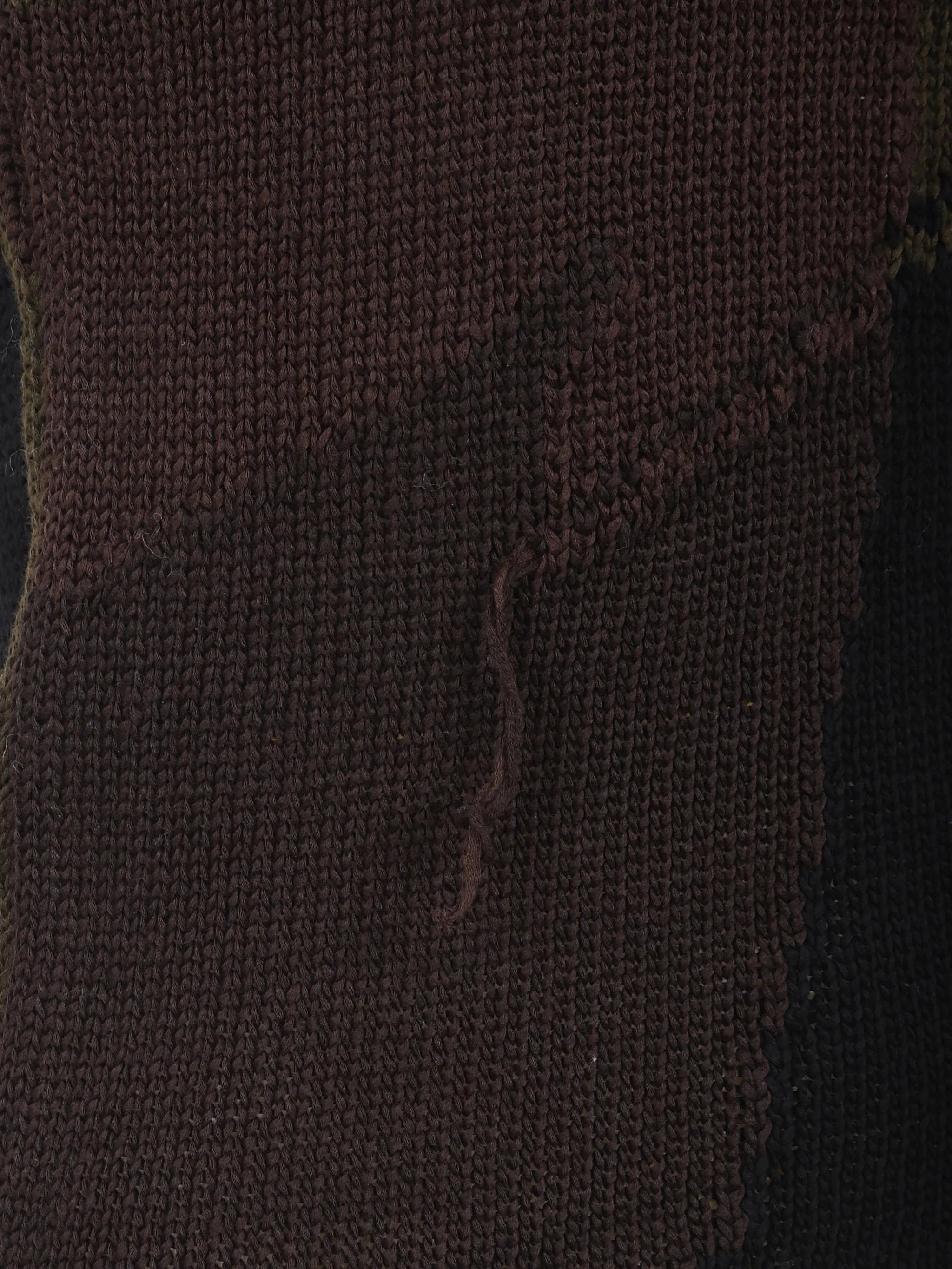 Solo intarsia distressed top