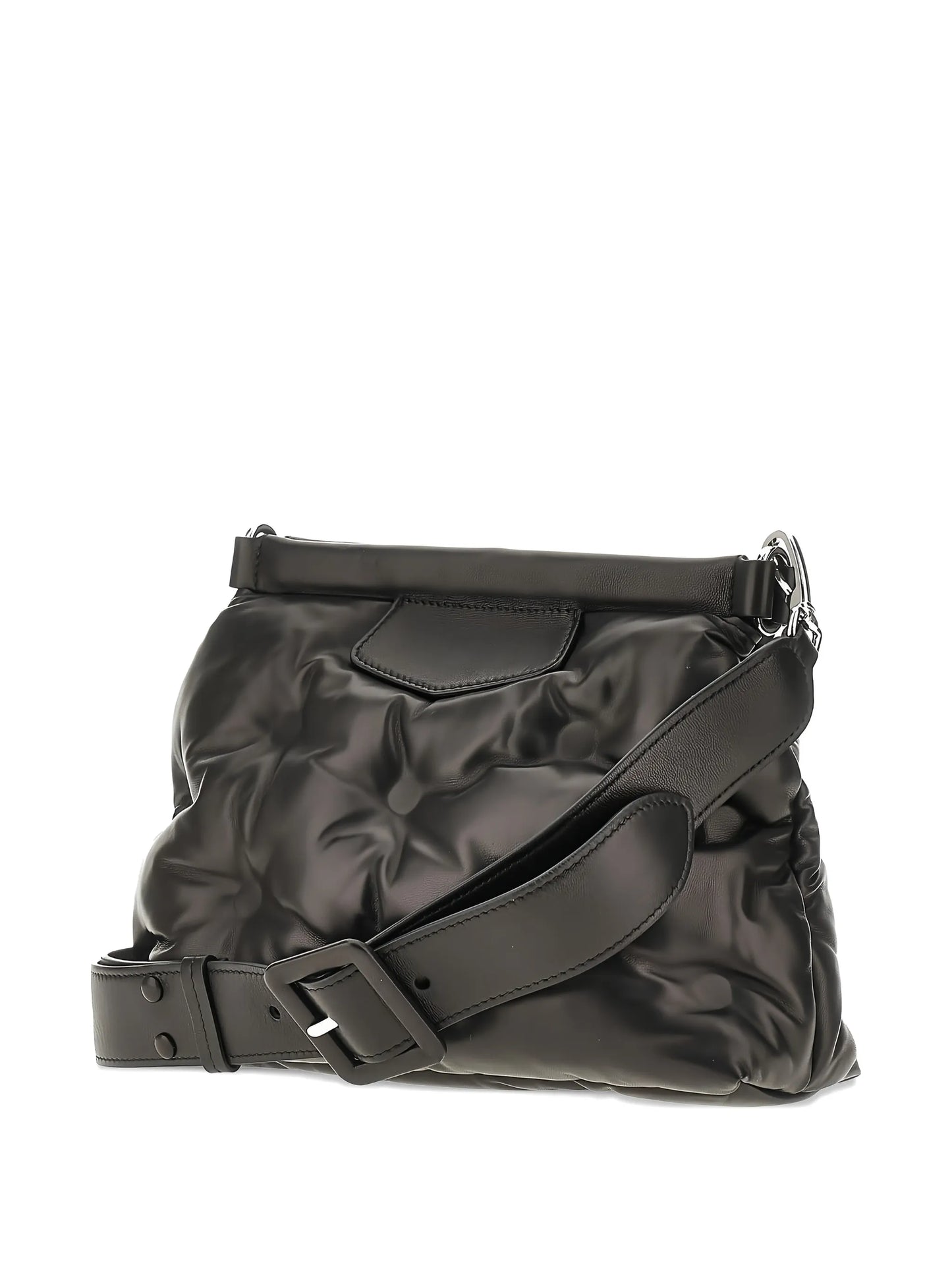 Glam Slam quilted leather clutch bag