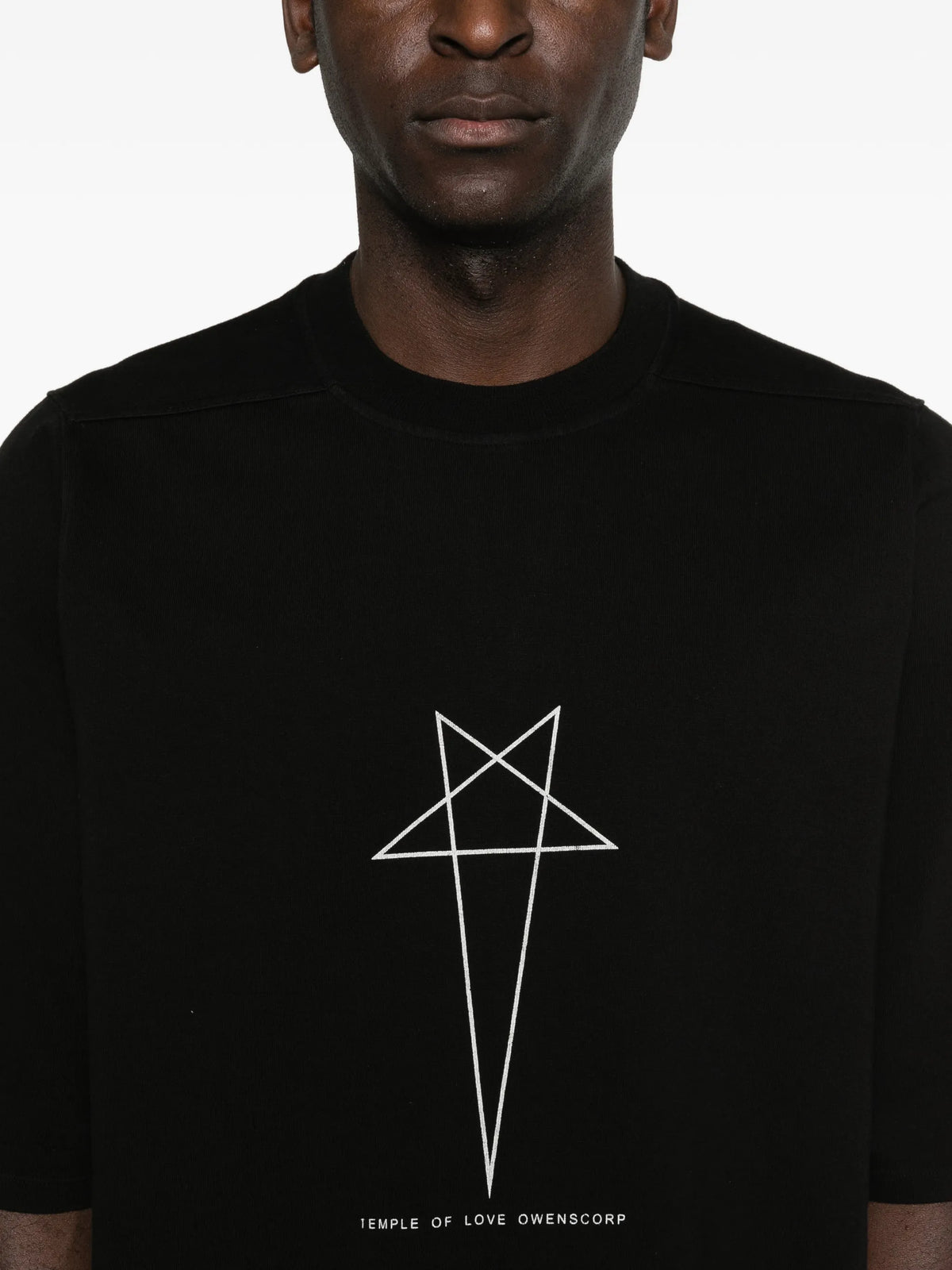 Temple Jumbo SS T-shirt in medium weight cotton jersey