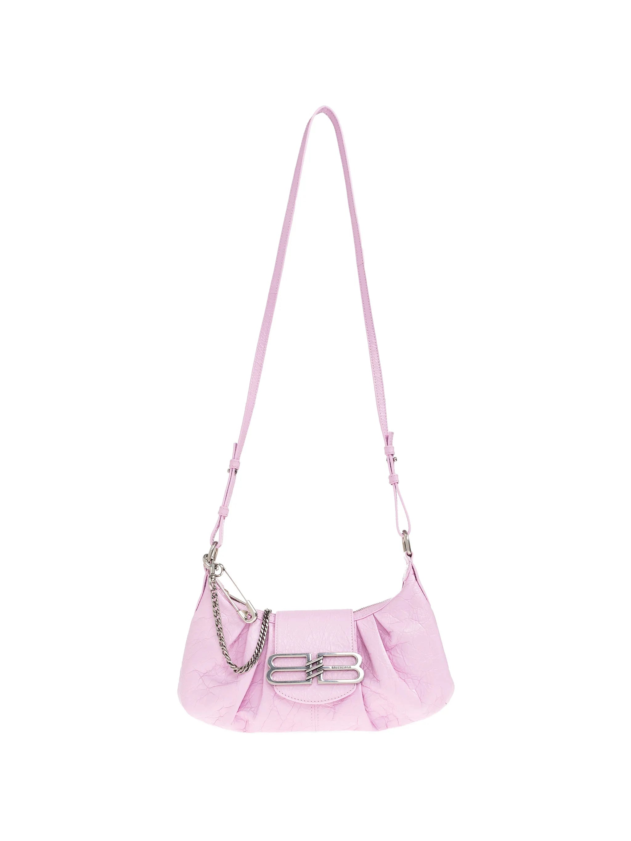 Pamela ruched leather tote bag