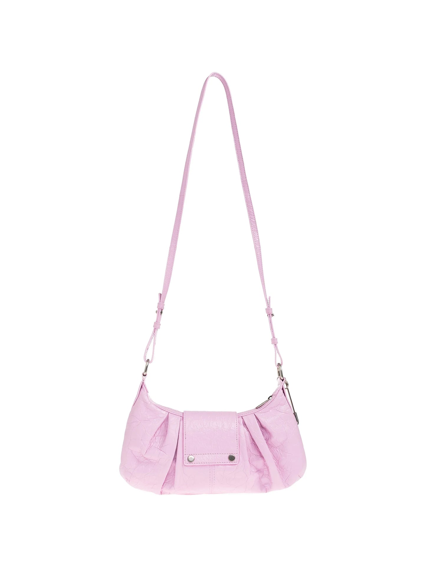 Pamela ruched leather tote bag
