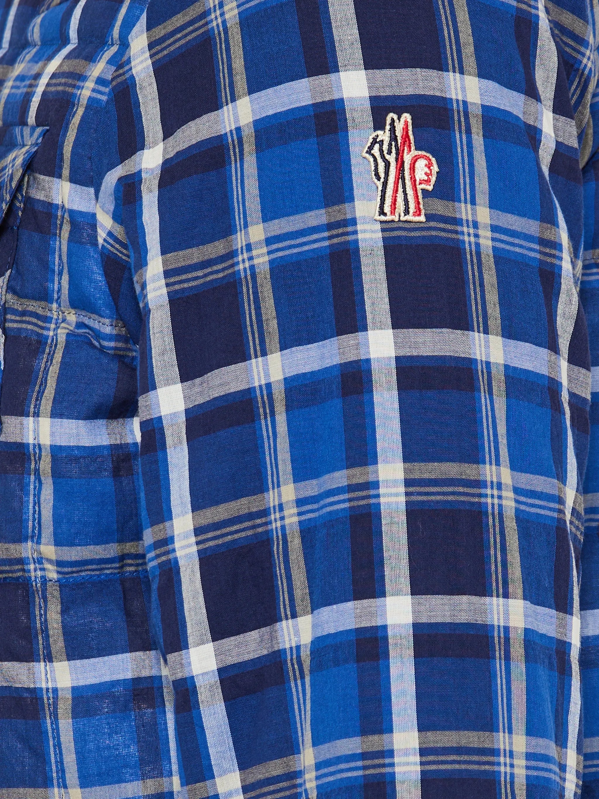 Gelt plaid quilted shirt jacket