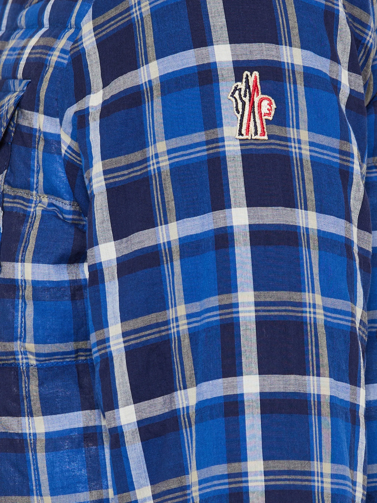 Gelt plaid quilted shirt jacket
