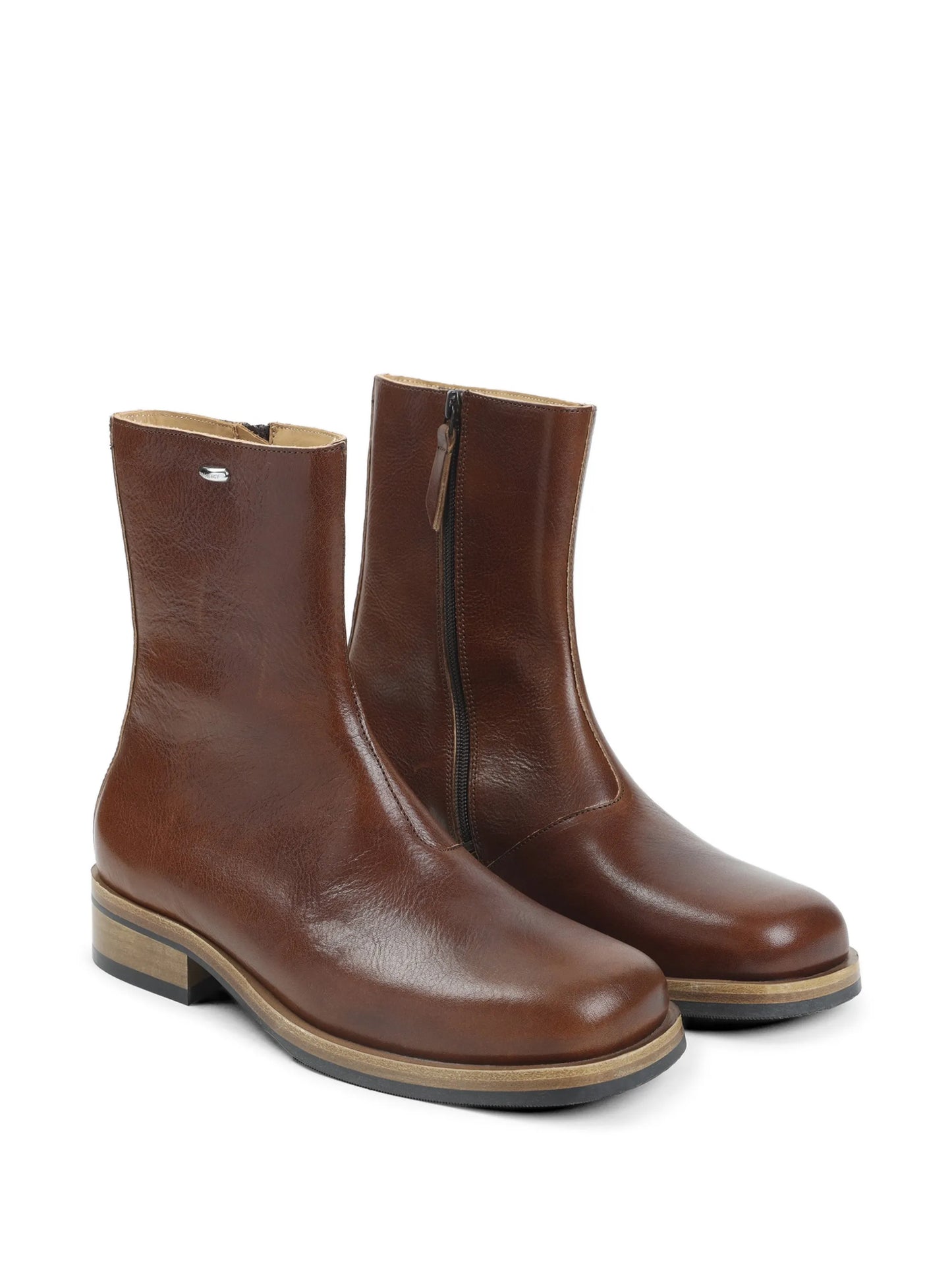 Camion leather chelsea boots