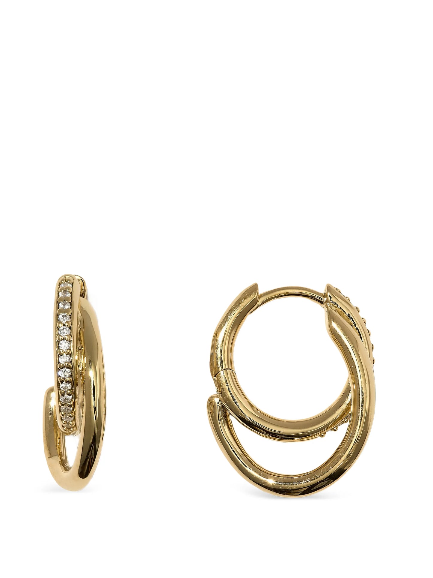 small Pavé Spiralis earrings