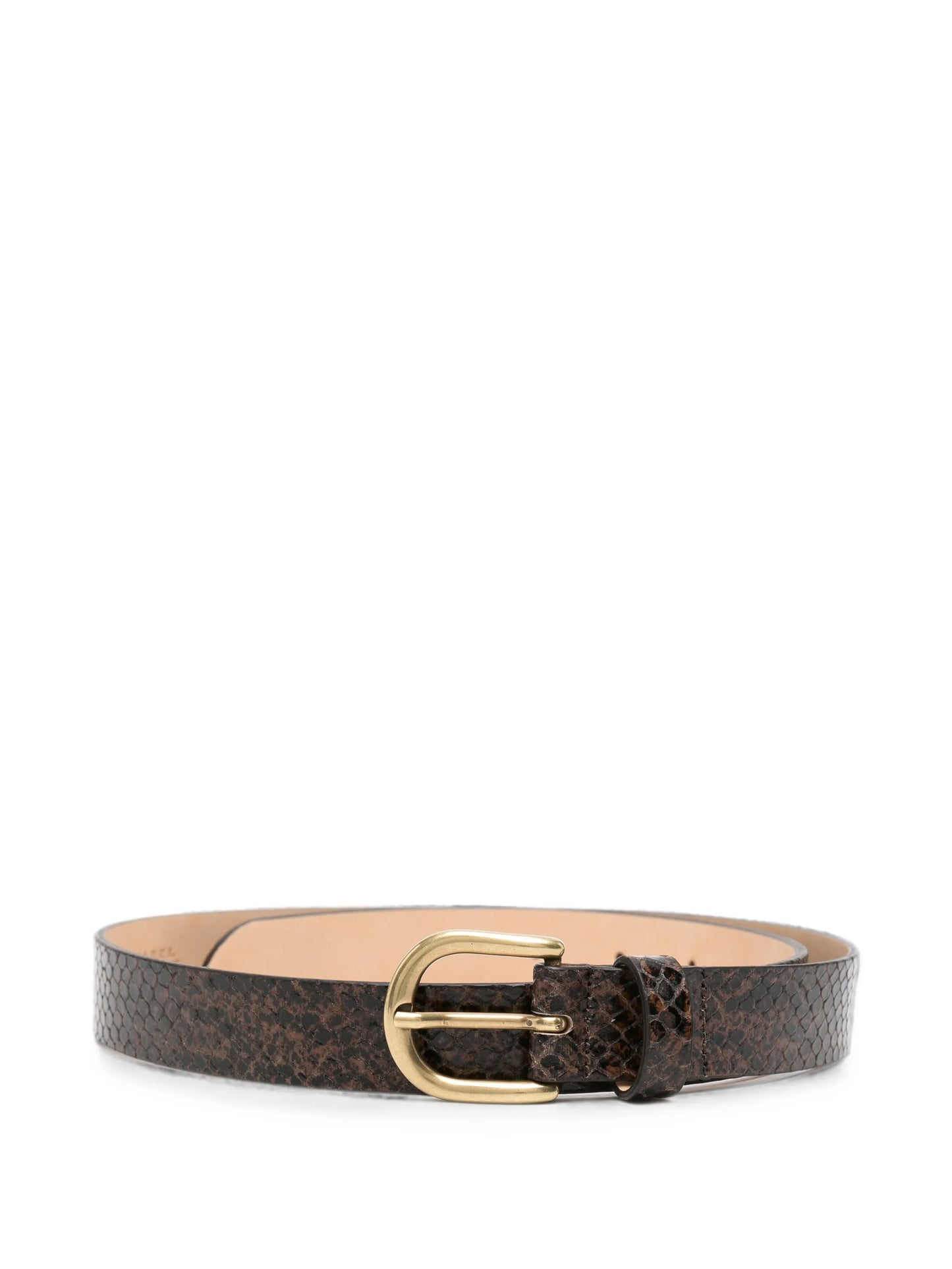Zap leather belt