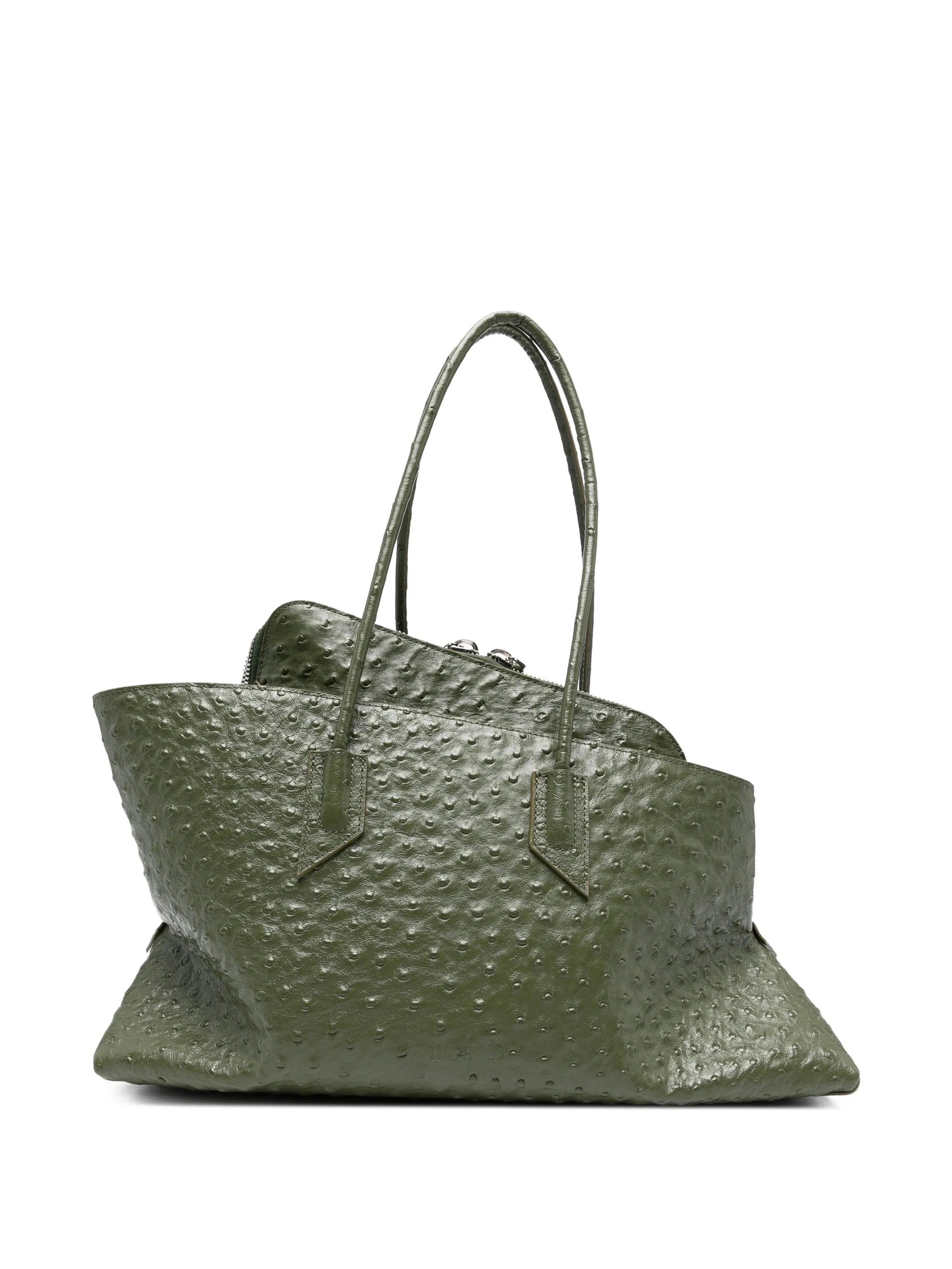 medium La passeggiata leather tote bag