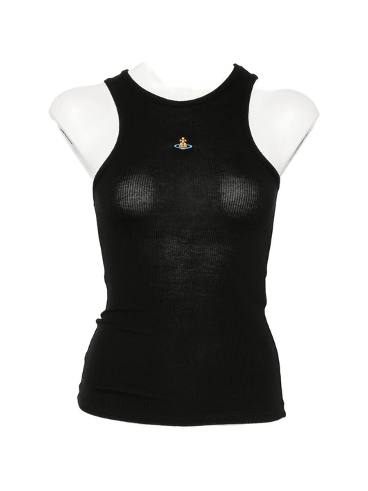 90s Orb-embroidered tank top