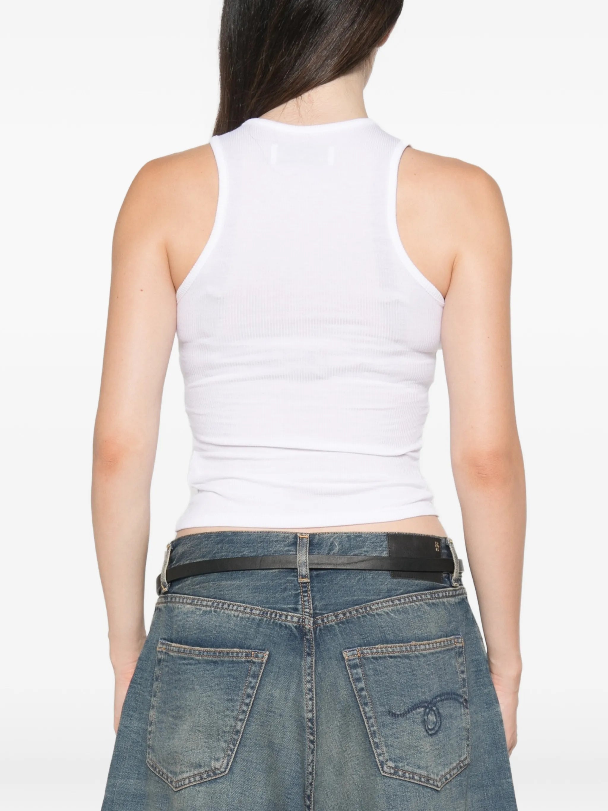 Orb-print ribbed vest