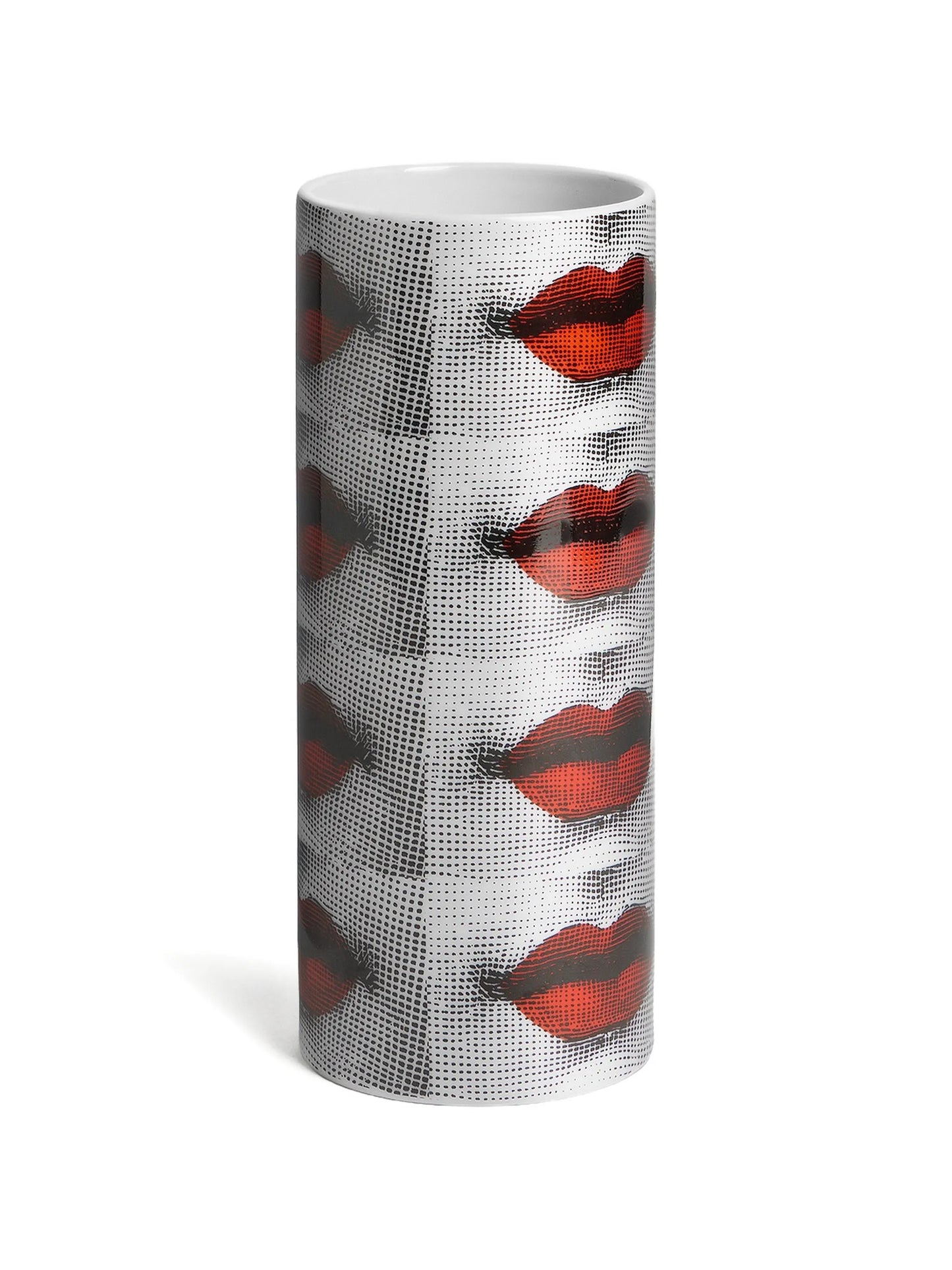 mouth-illustration vase
