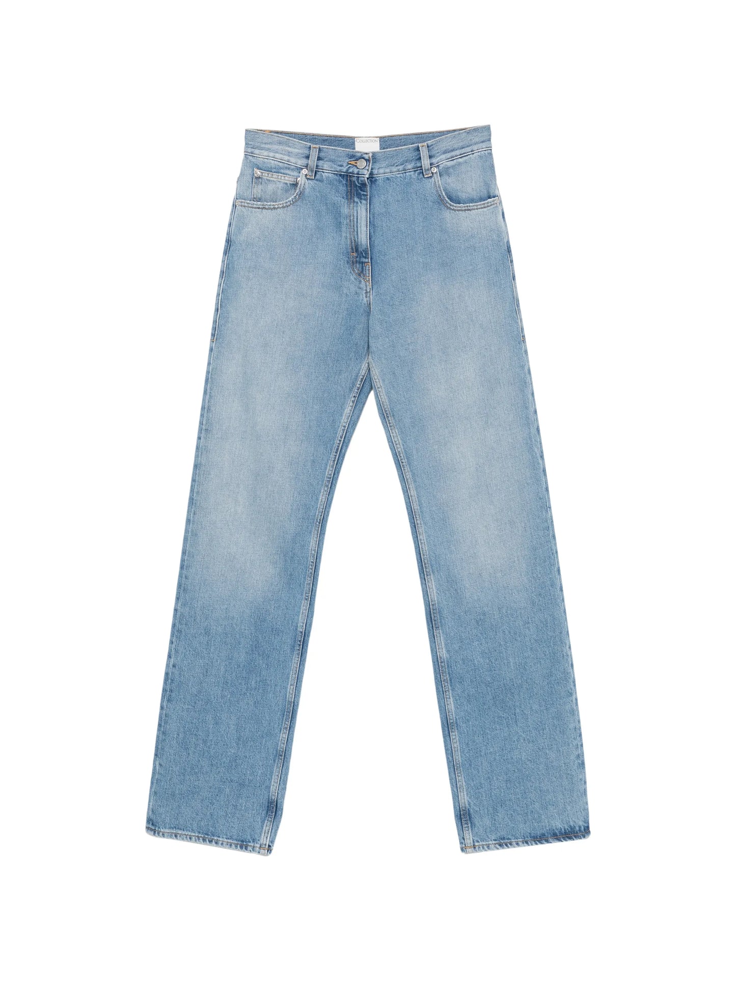 faded-effect jeans