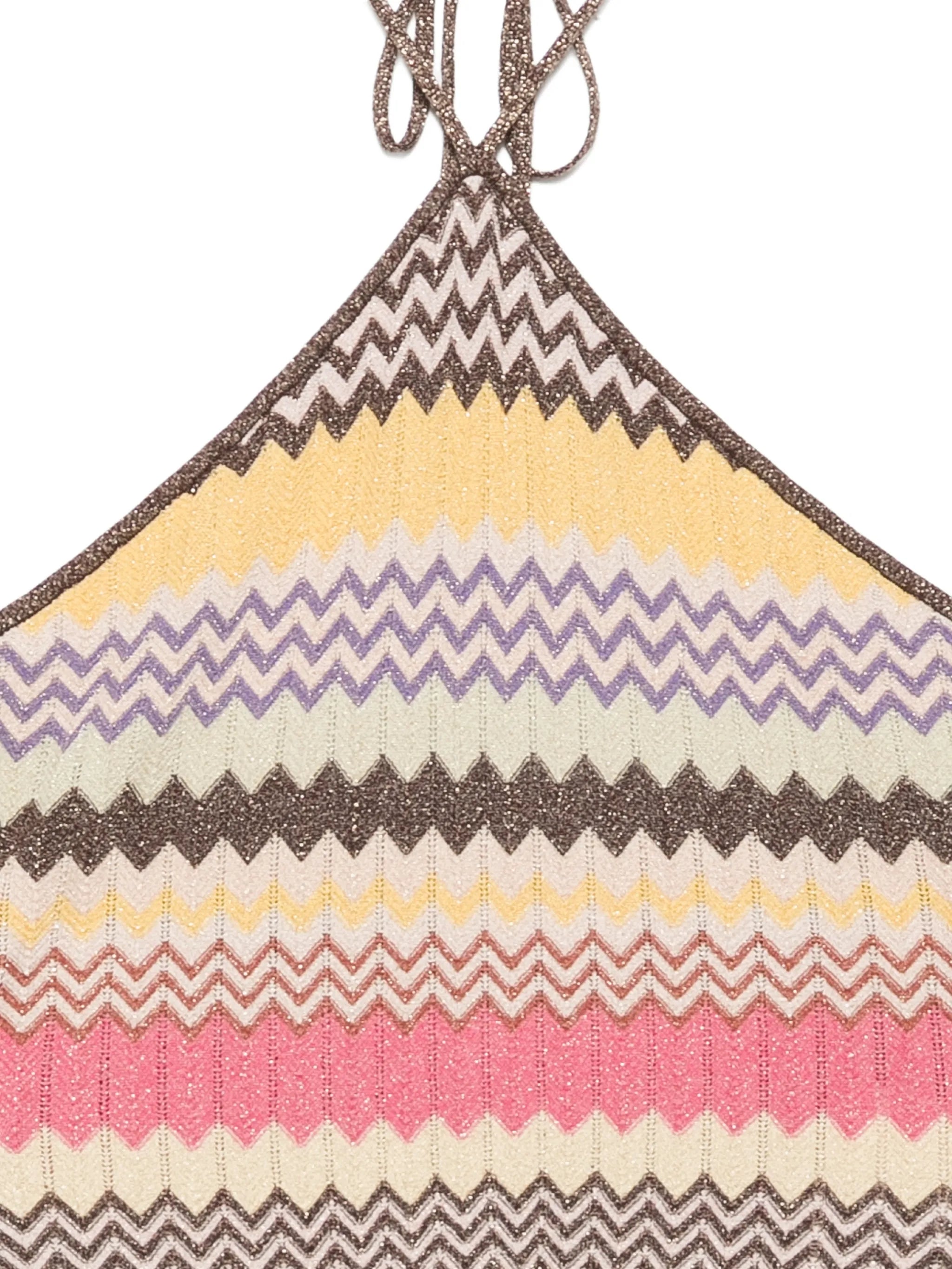 Ria chevron-knit top
