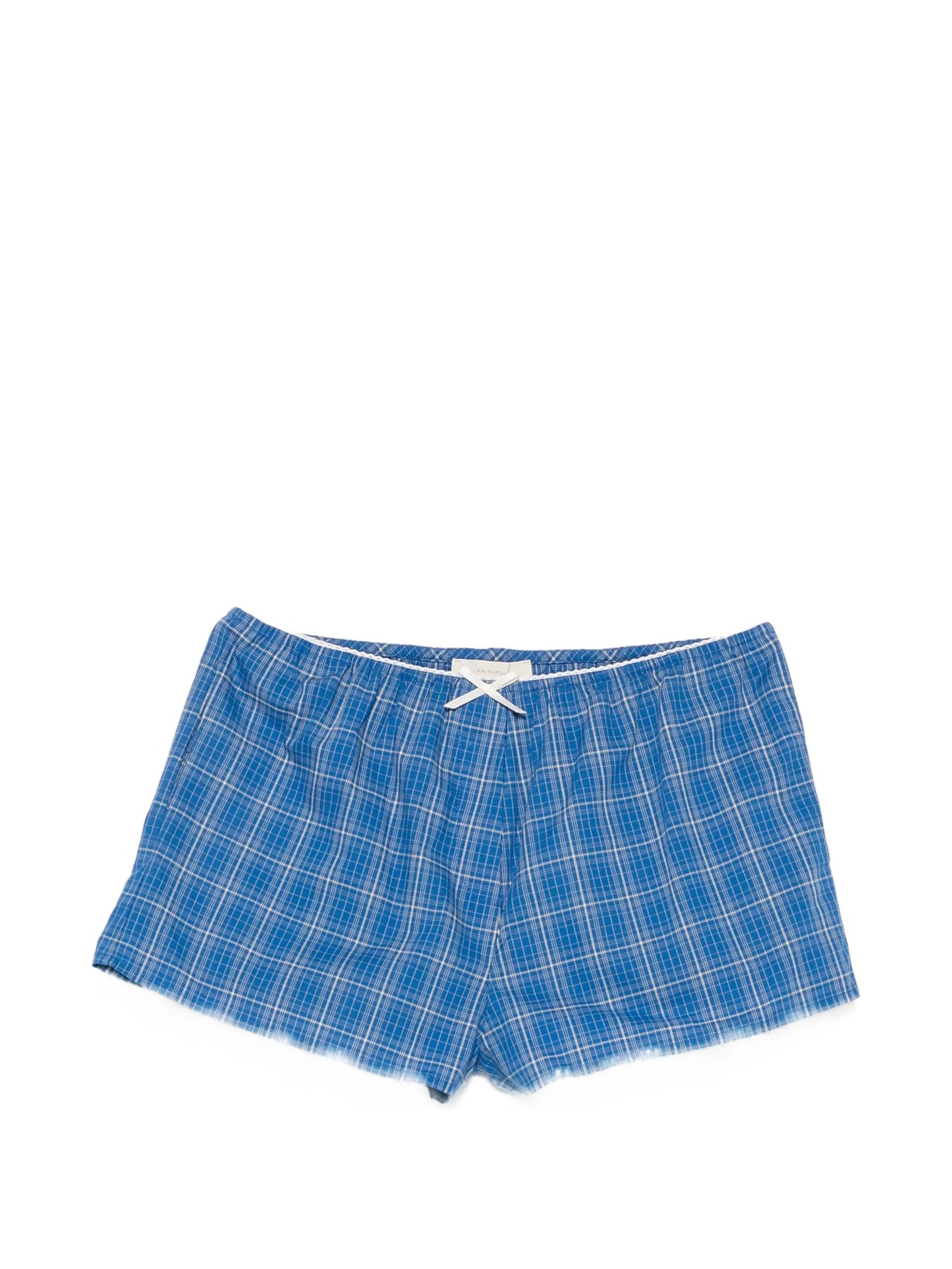 Leya checkered shorts