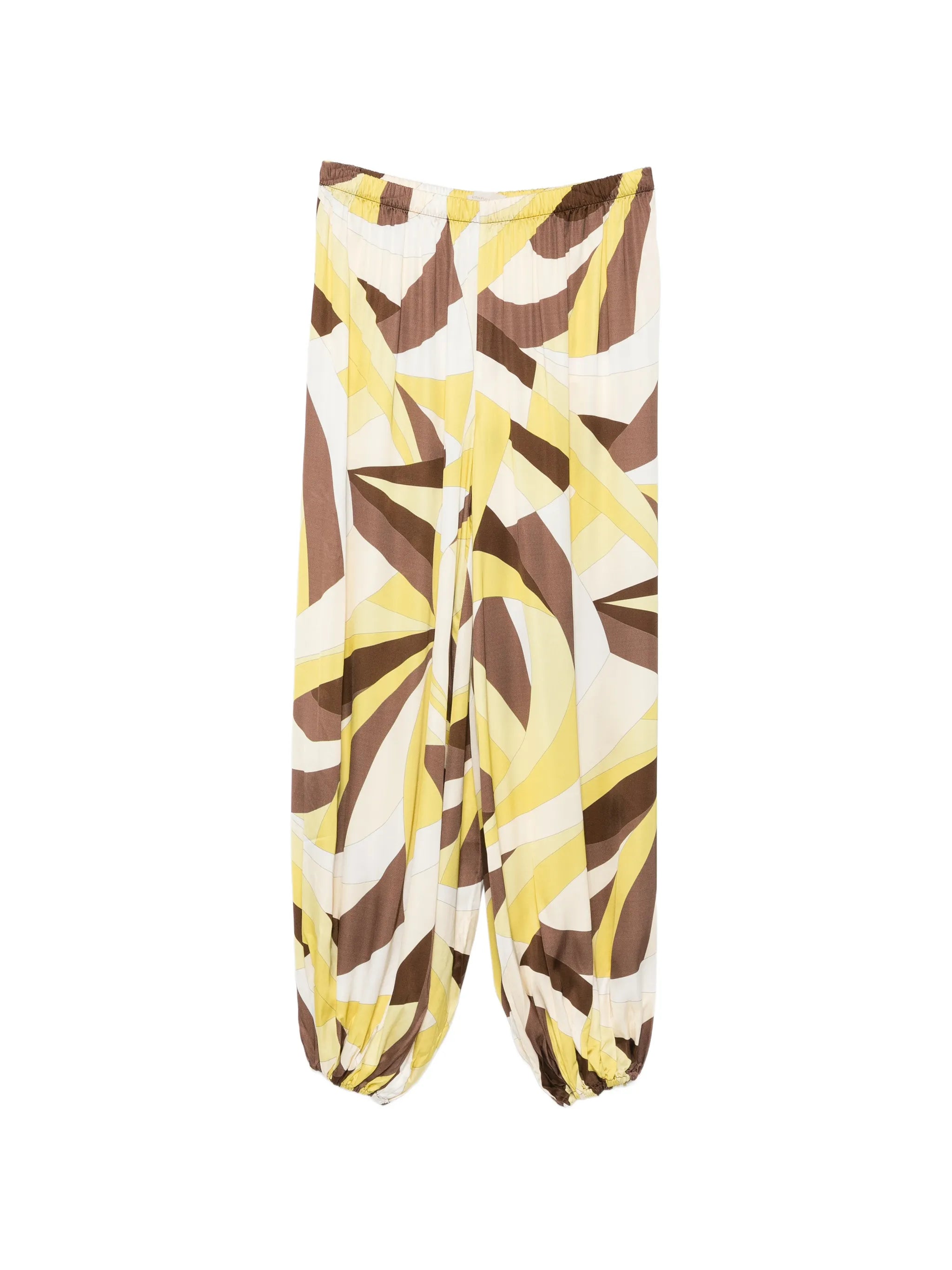 Kortez geometric-print balloon trousers