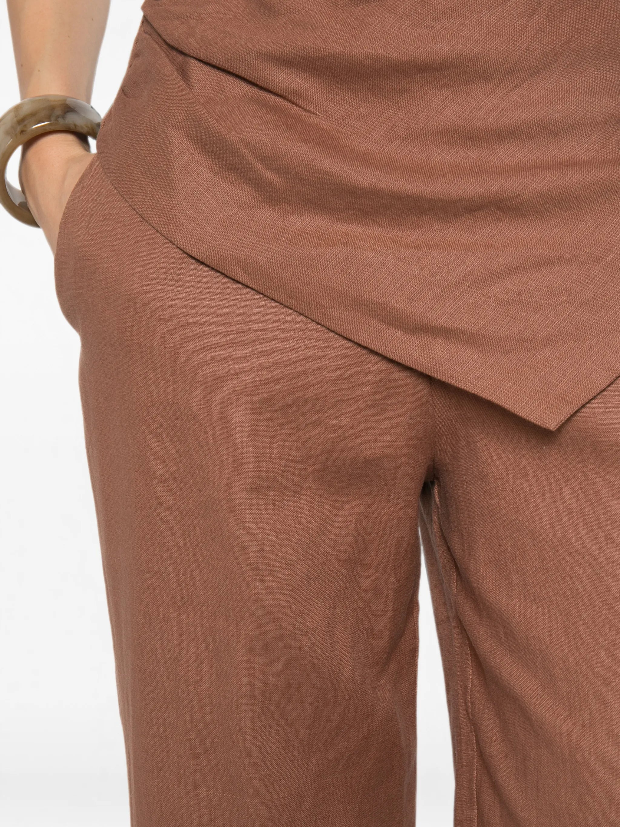Capriolla straight-leg trousers