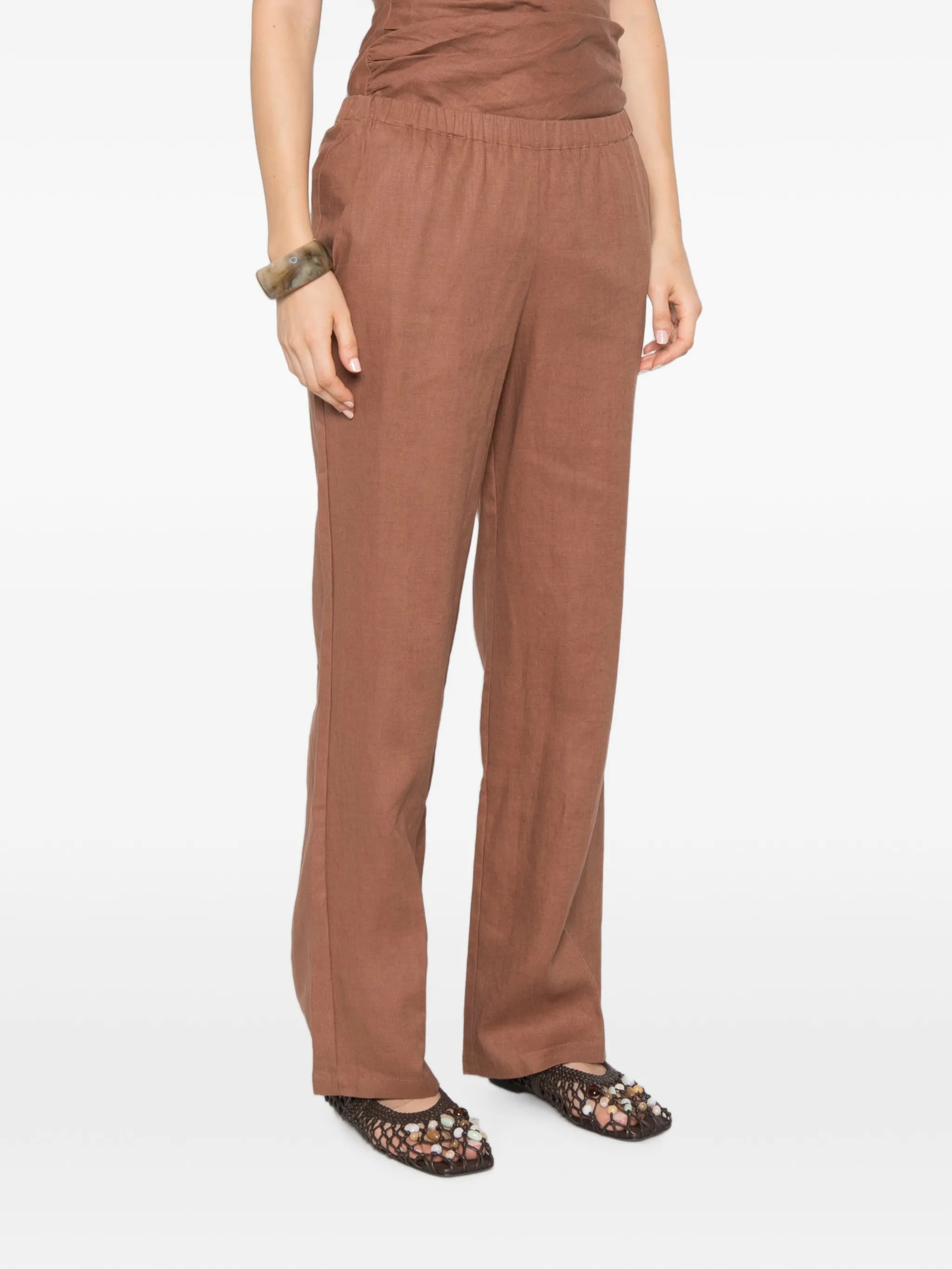 Capriolla straight-leg trousers