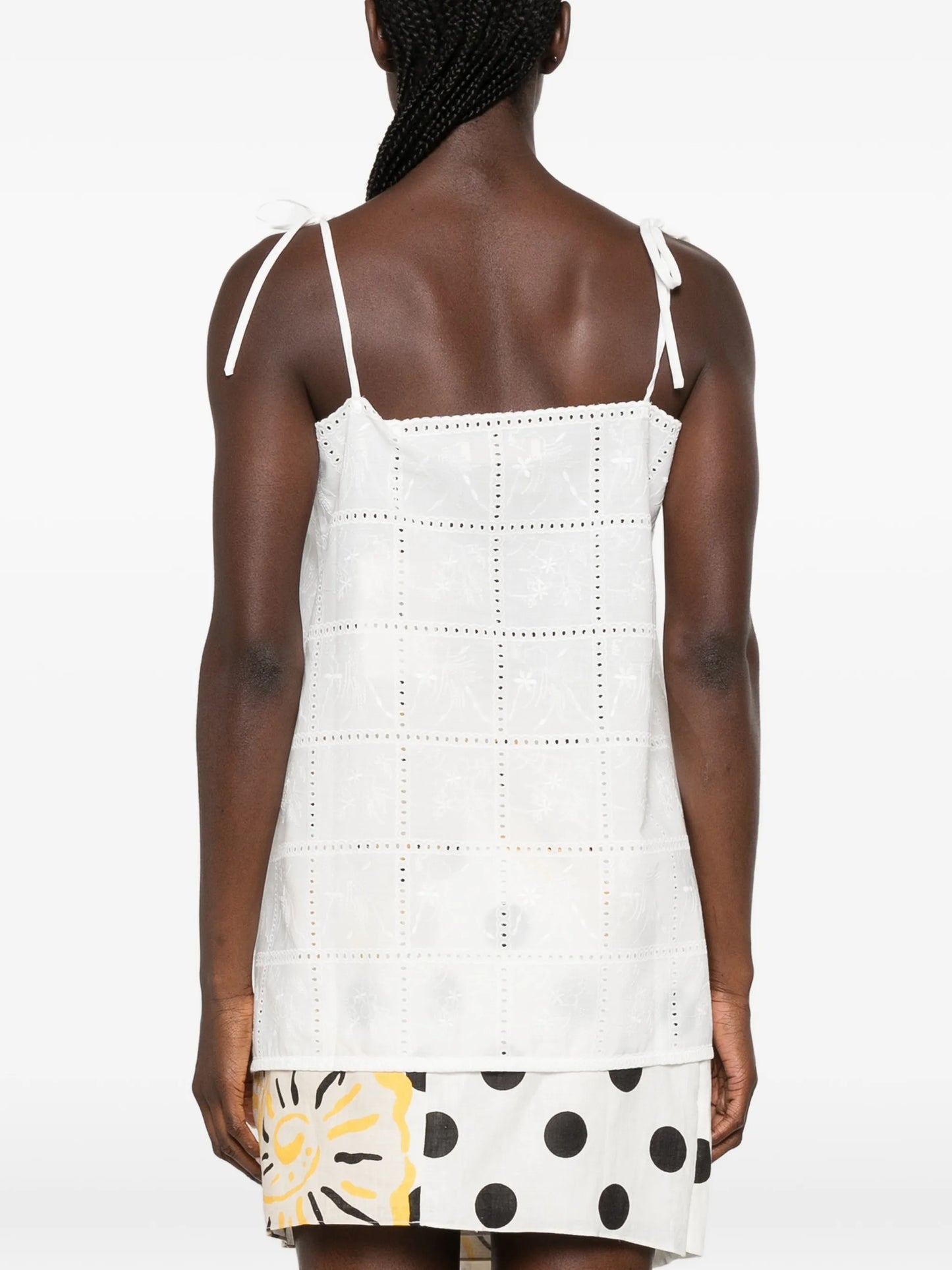 Mora broderie-anglaise tie-straps top