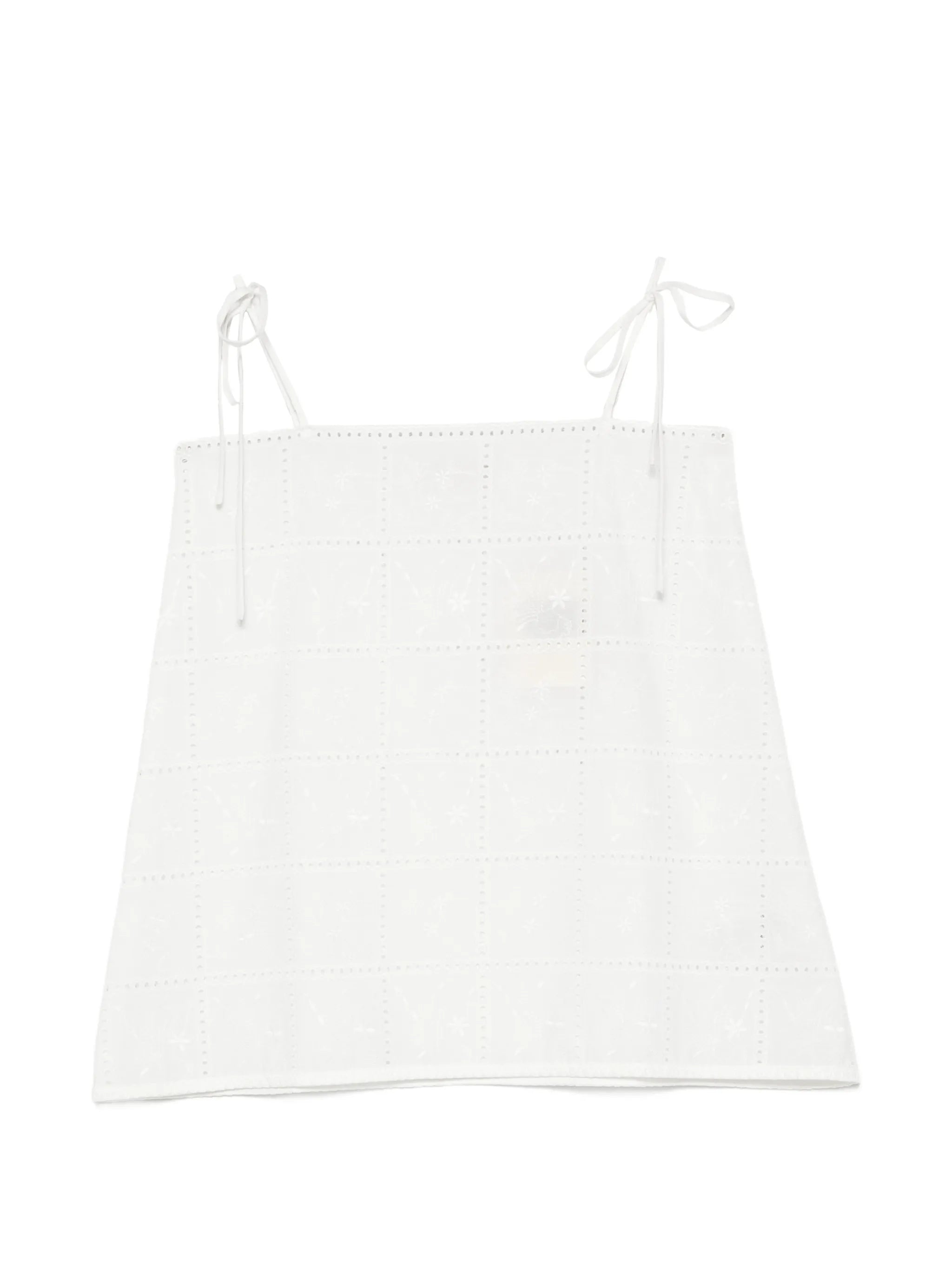 Mora broderie-anglaise tie-straps top