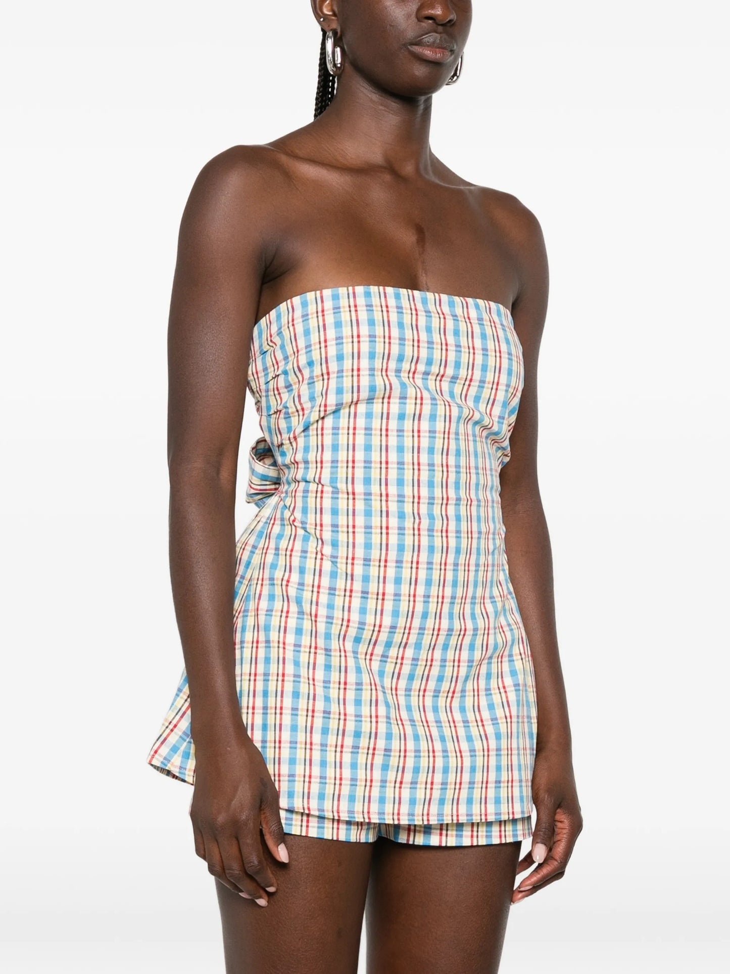 Isole check-pattern top