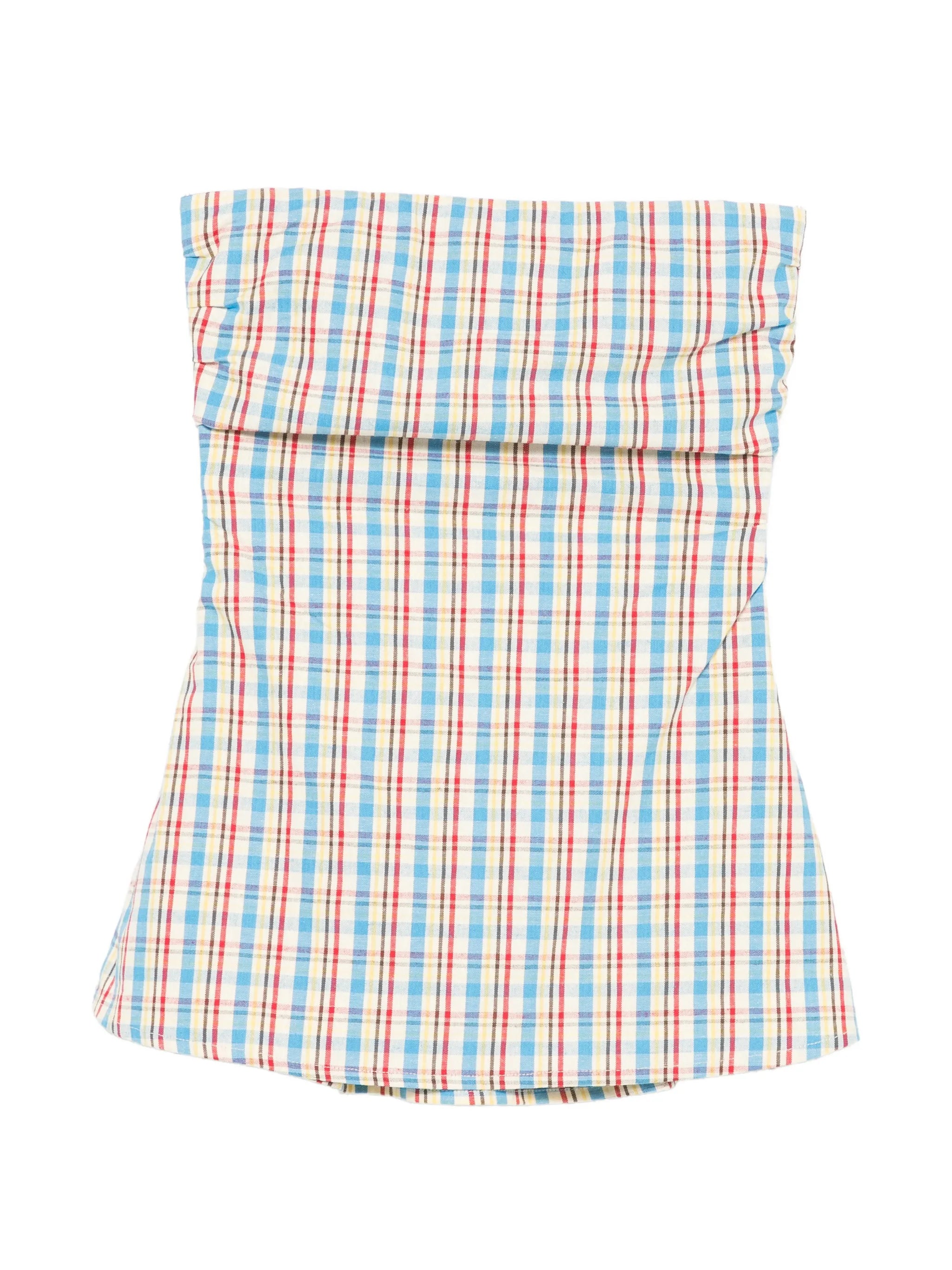 Isole check-pattern top