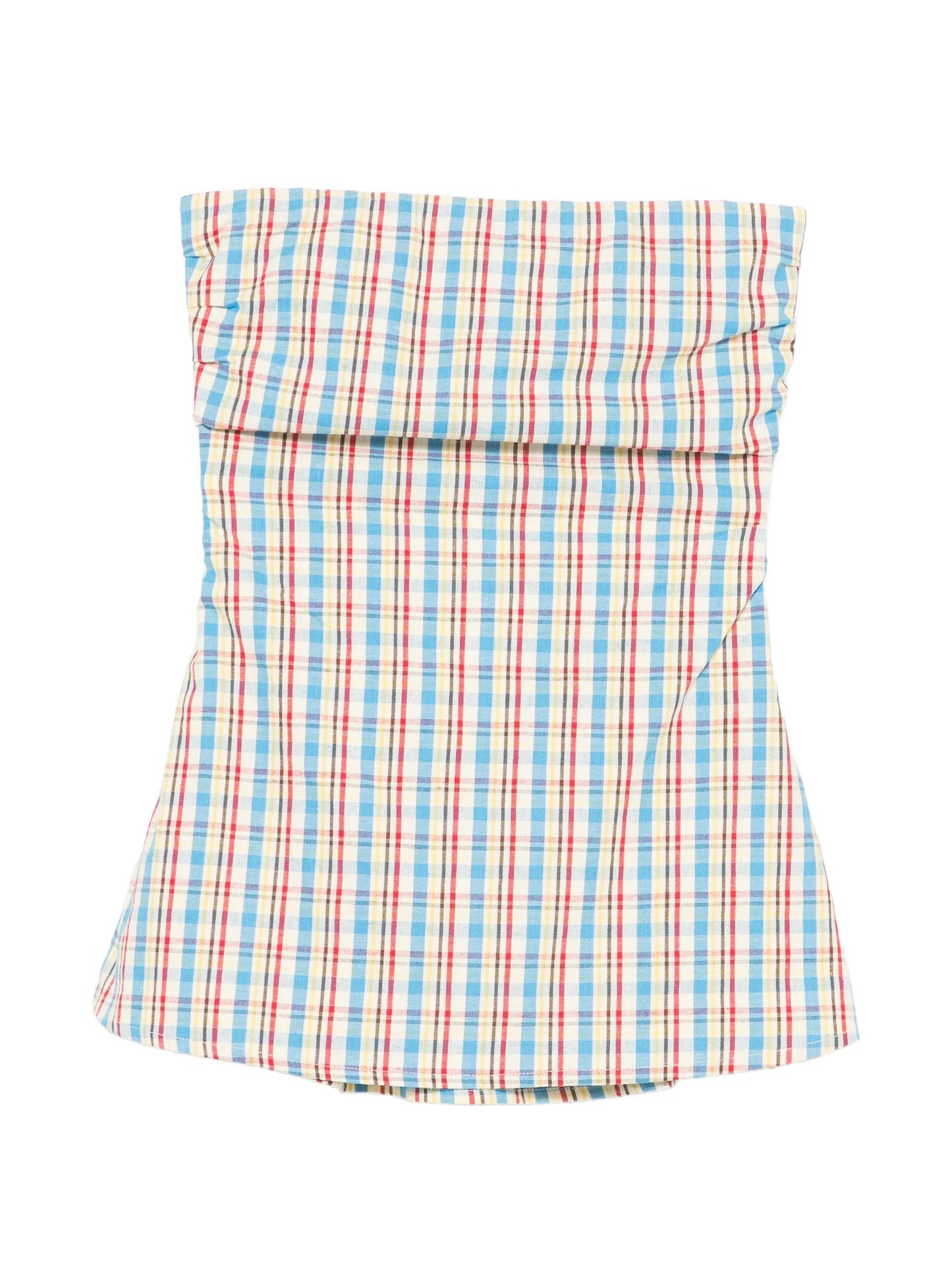 Isole check-pattern top