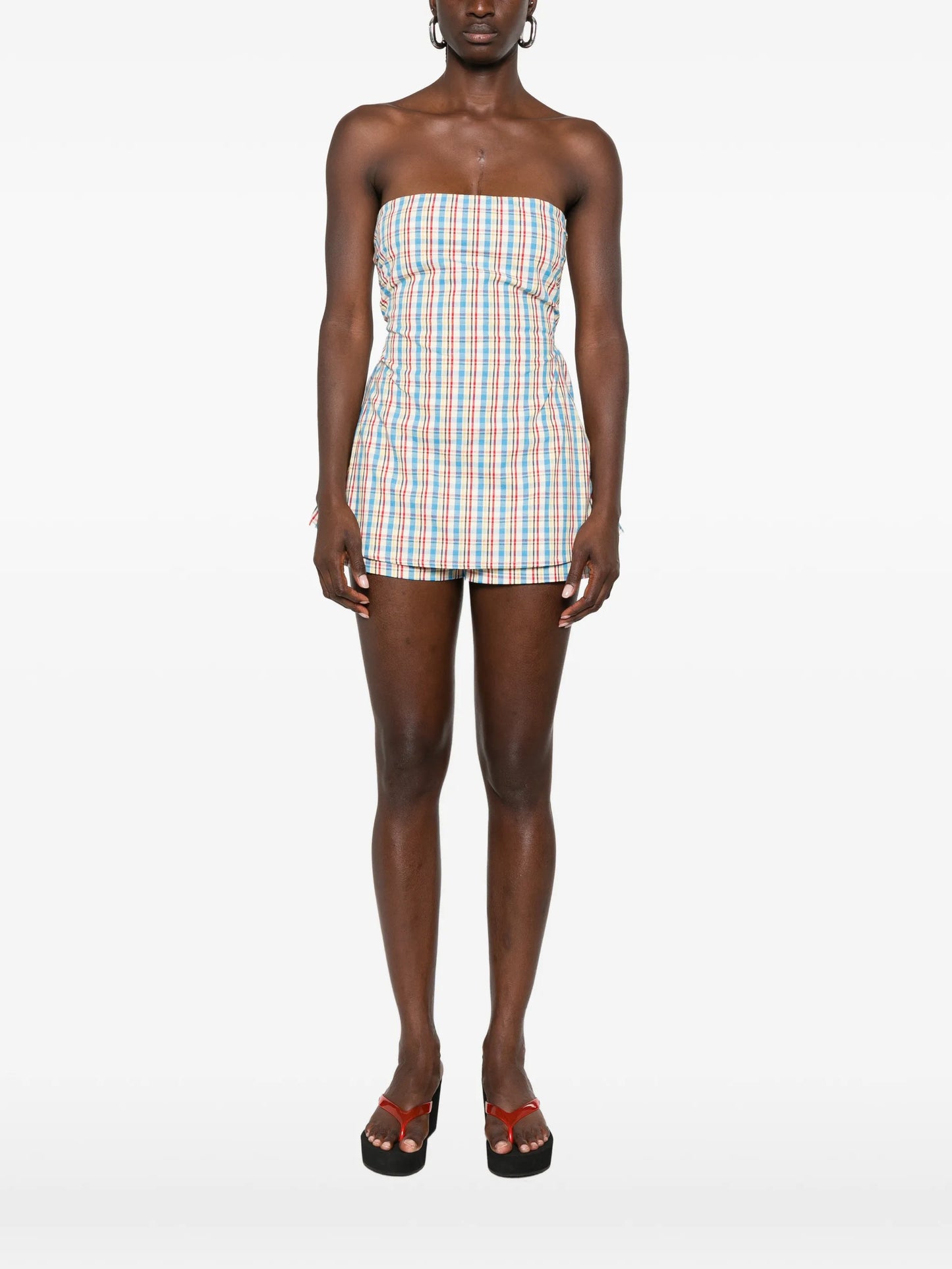 Isole check-pattern top