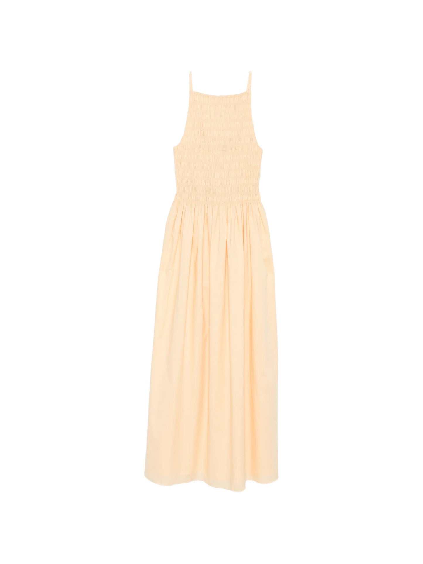 Laia shirred-bodice maxi dress