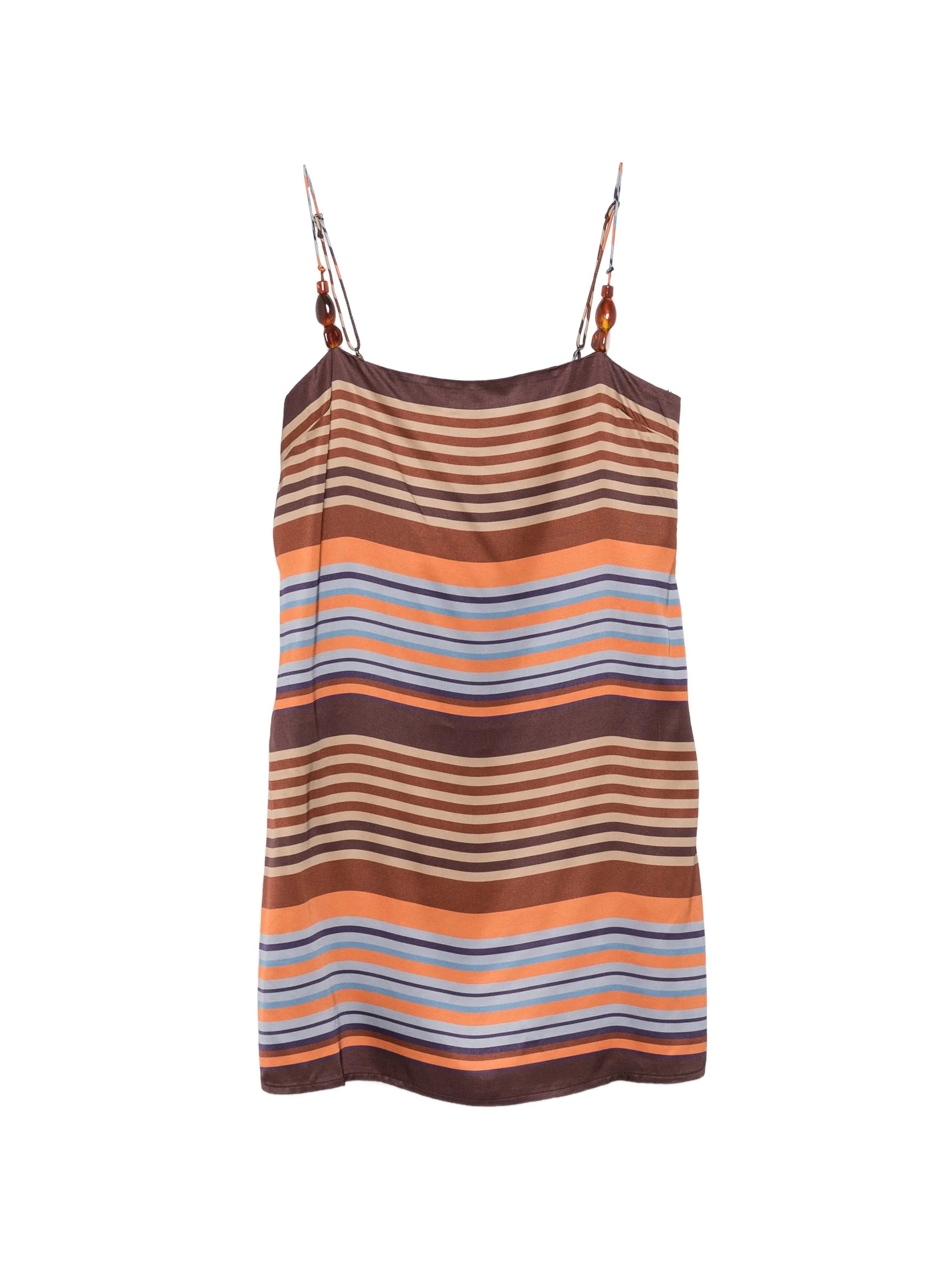 Estrella striped mini dress