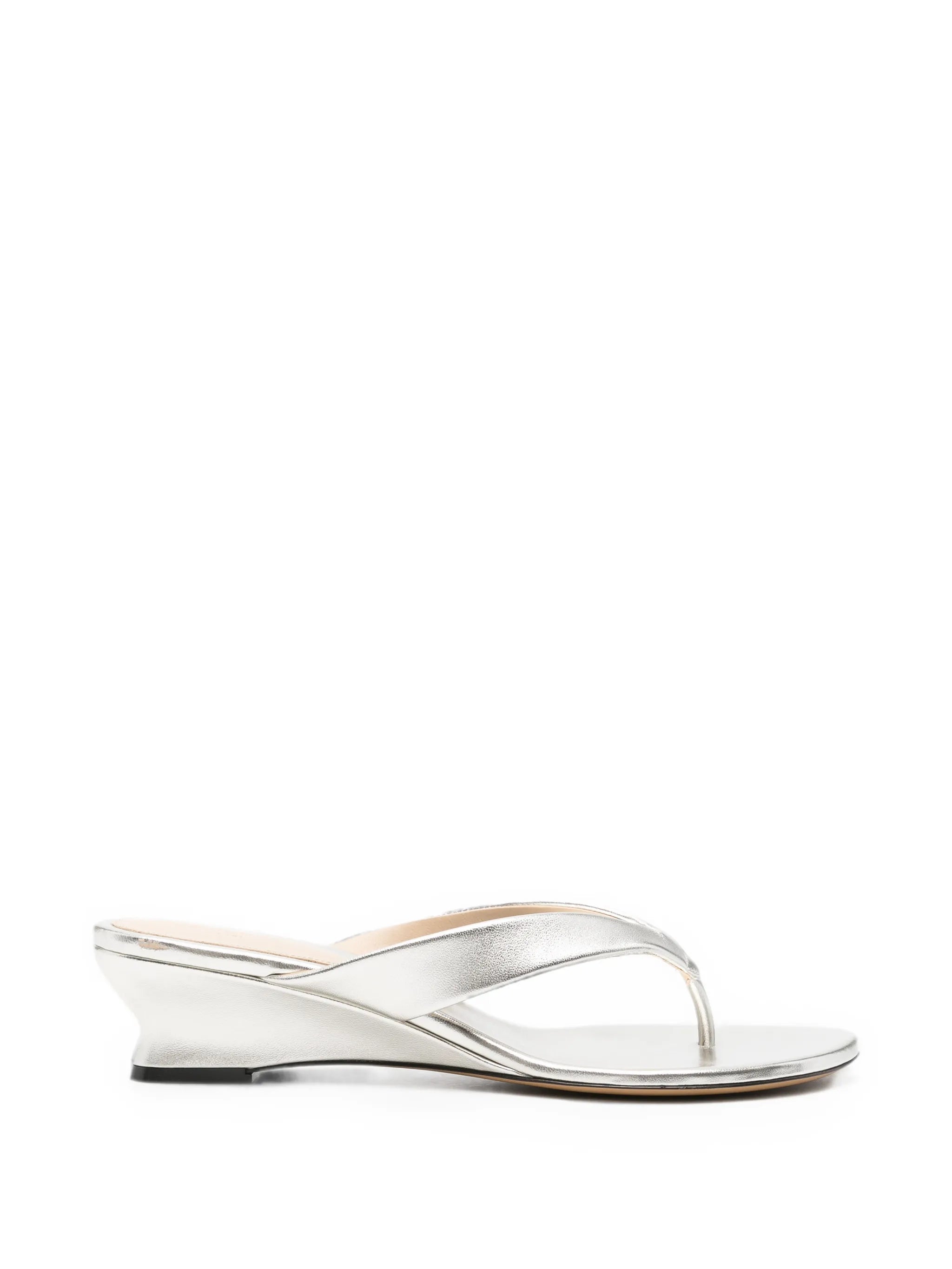 Micro Wedge thong sandals
