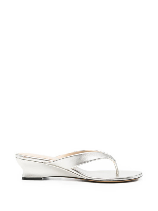 Micro Wedge thong sandals