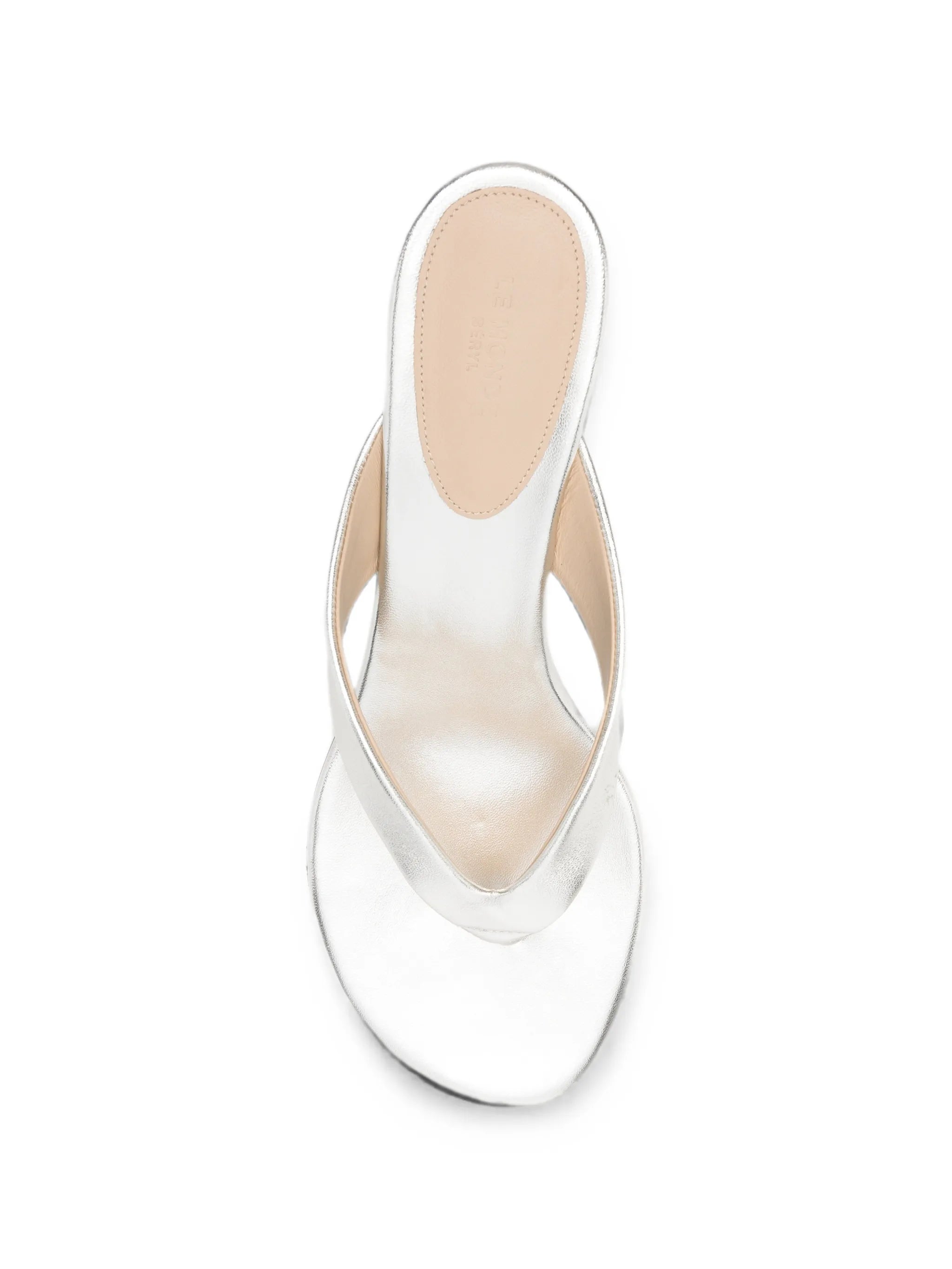 Micro Wedge thong sandals