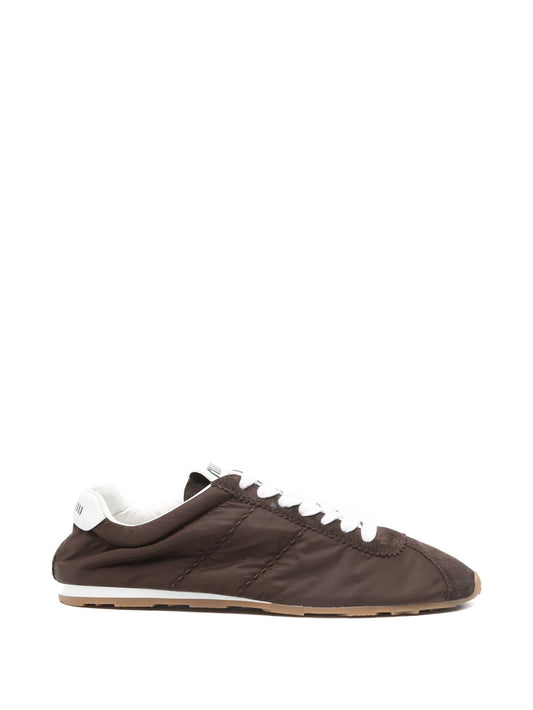 Plume  panelled sneakers