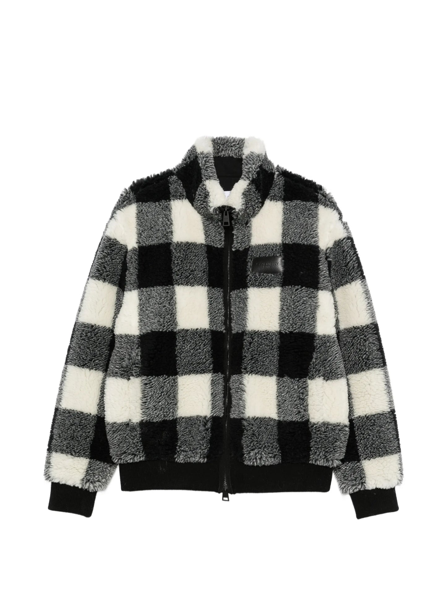 check-pattern jacket