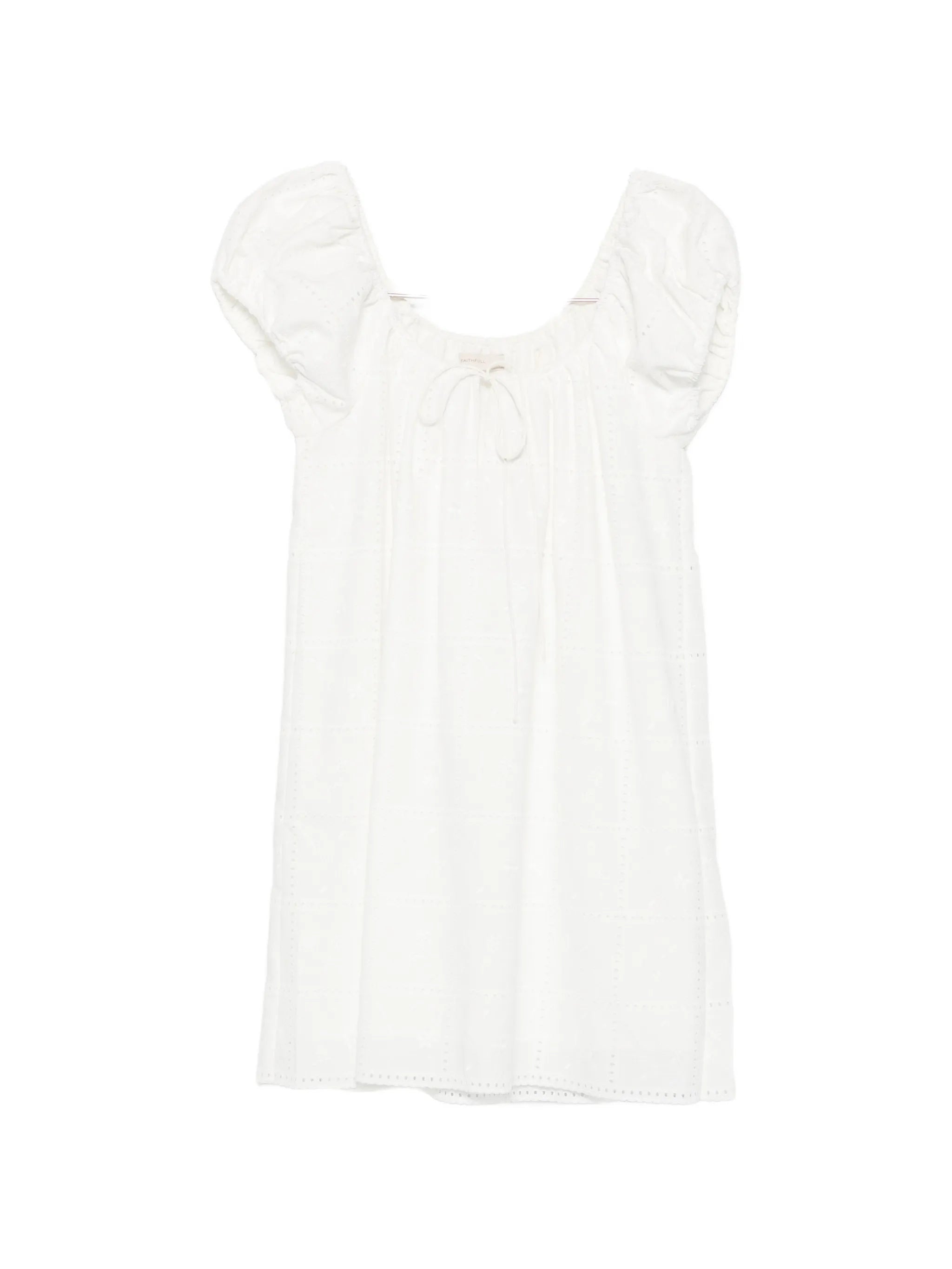 Serafina puff-sleeve mini dress