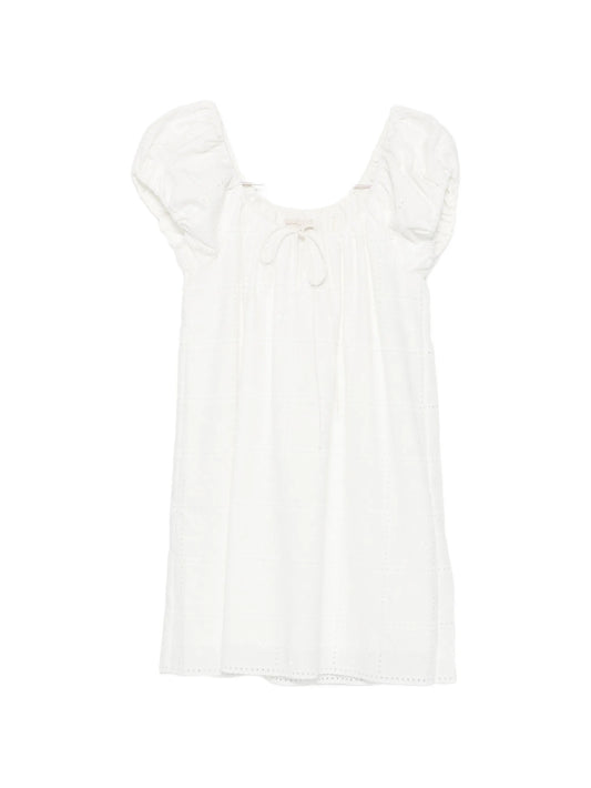 Serafina puff-sleeve mini dress