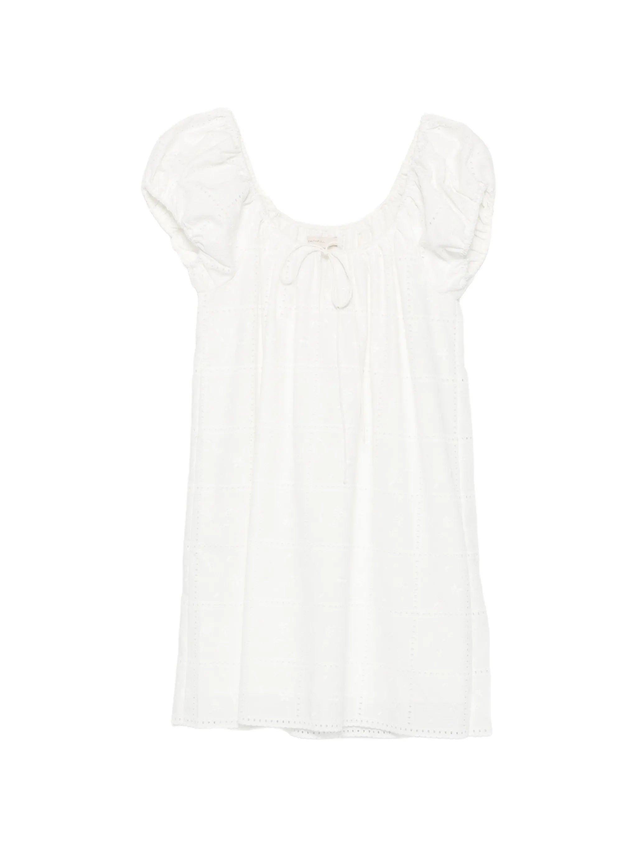 Serafina puff-sleeve mini dress