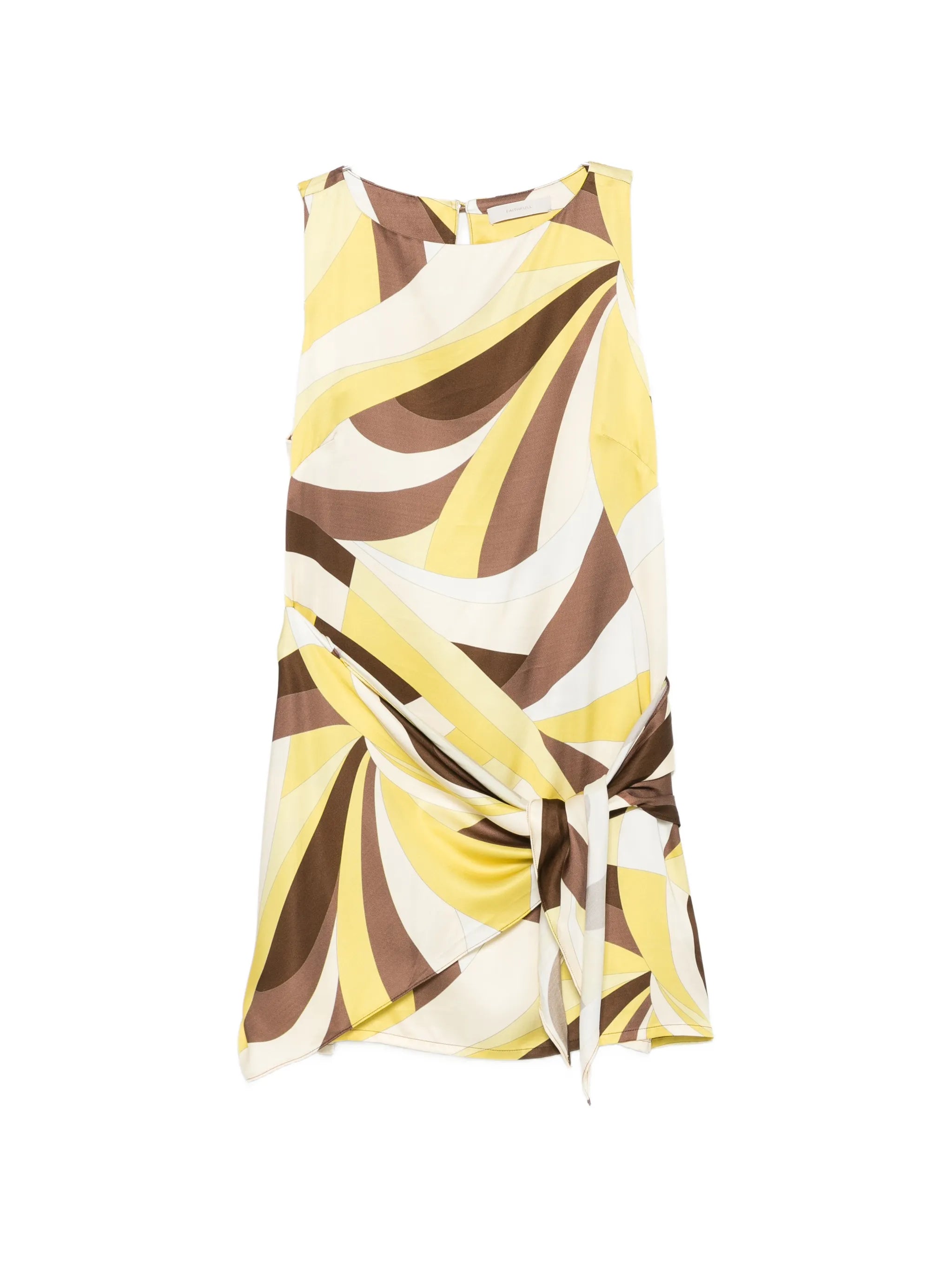 Souline geometric-print mini dress