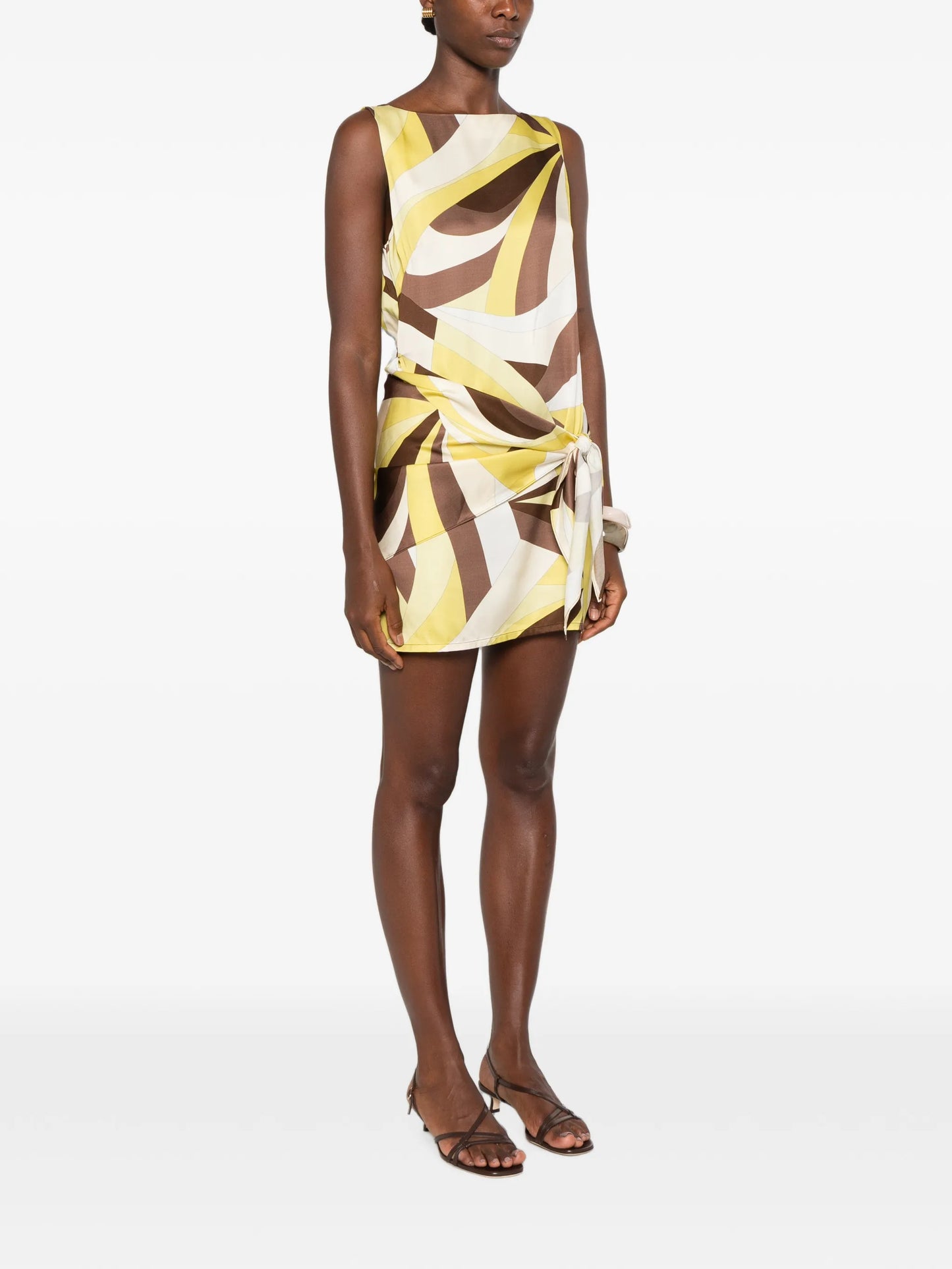 Souline geometric-print mini dress