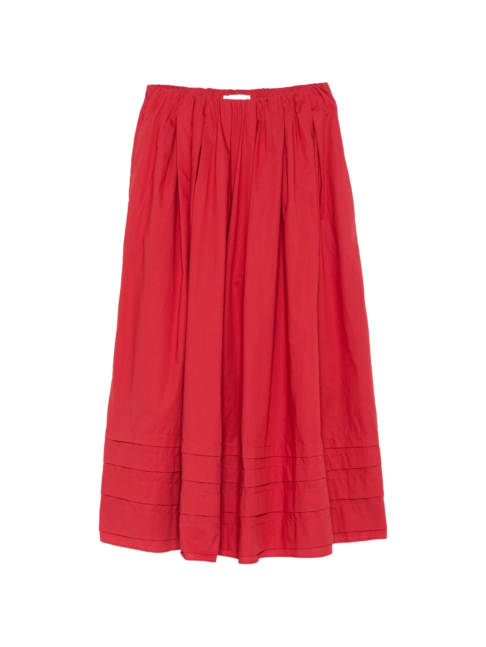 Cales pleated mid skirt