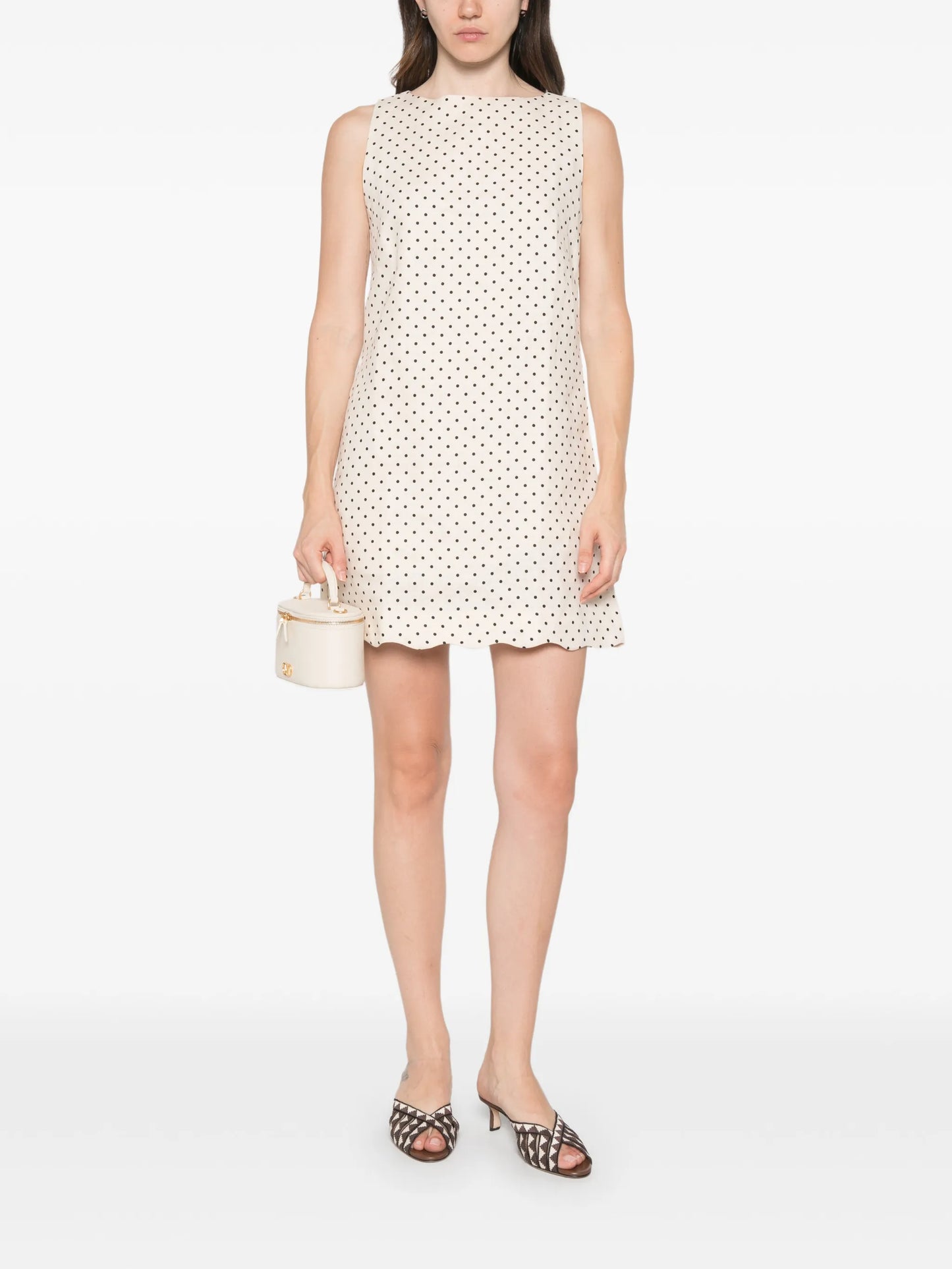 Iria polka-dot mini dress
