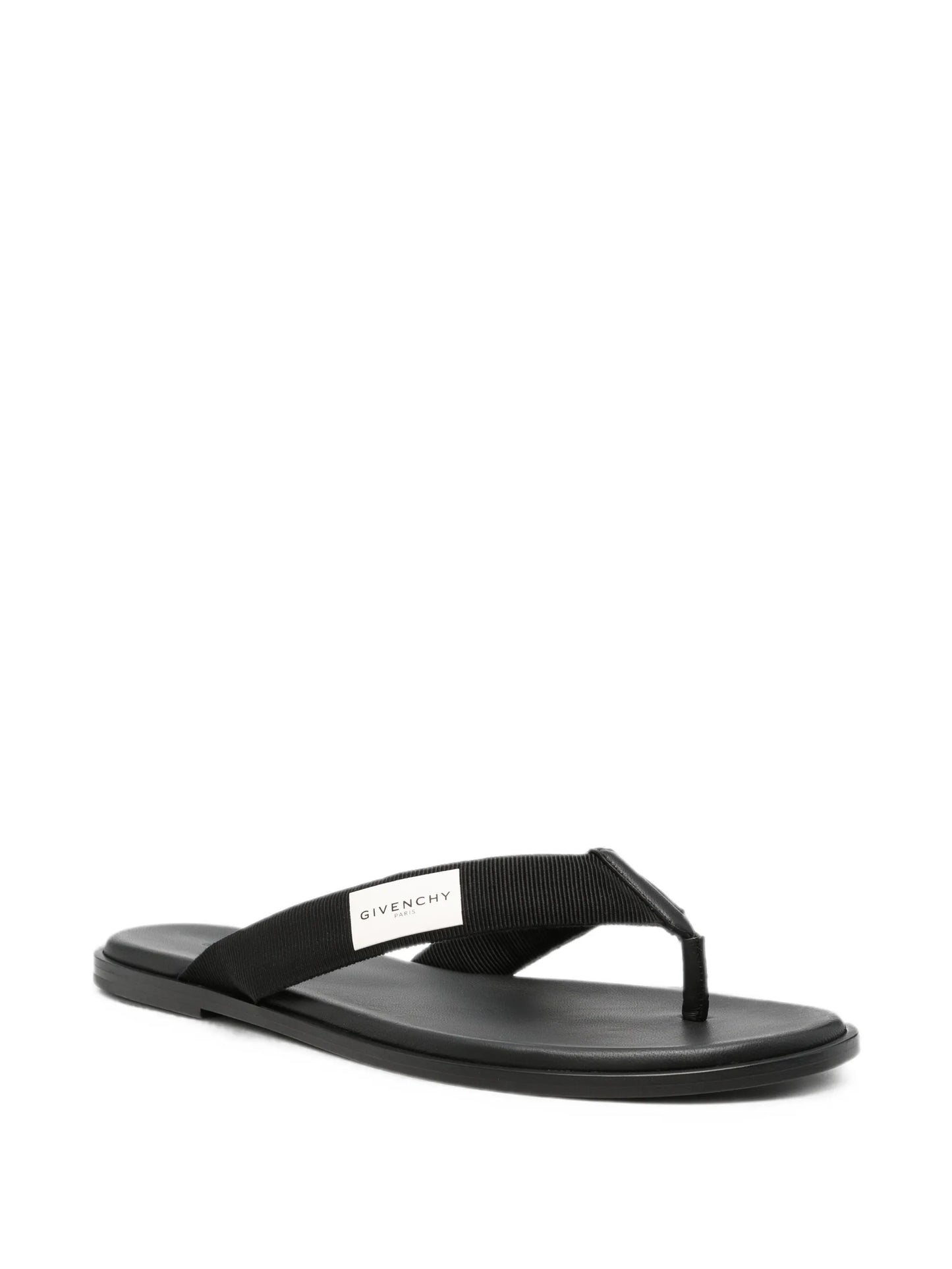 logo-patch sandals