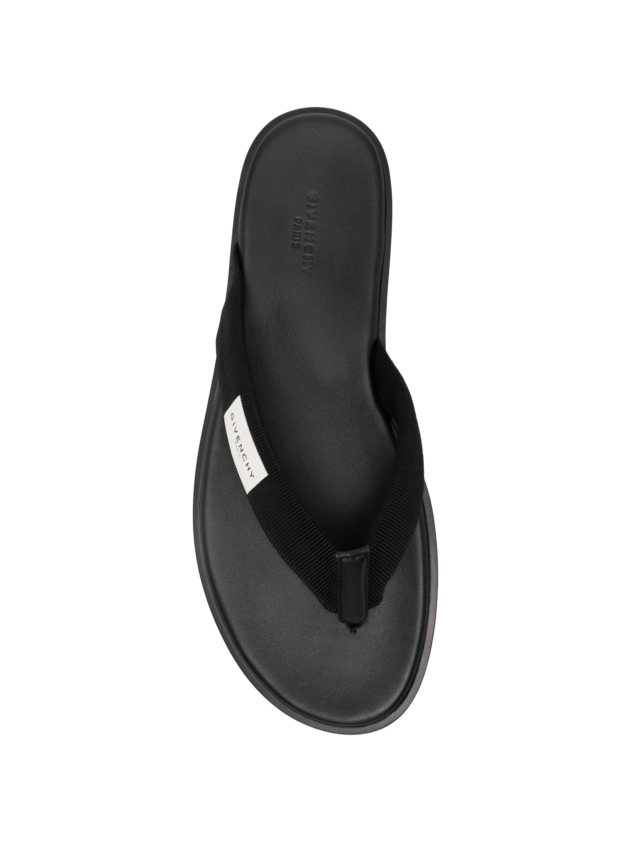 logo-patch sandals