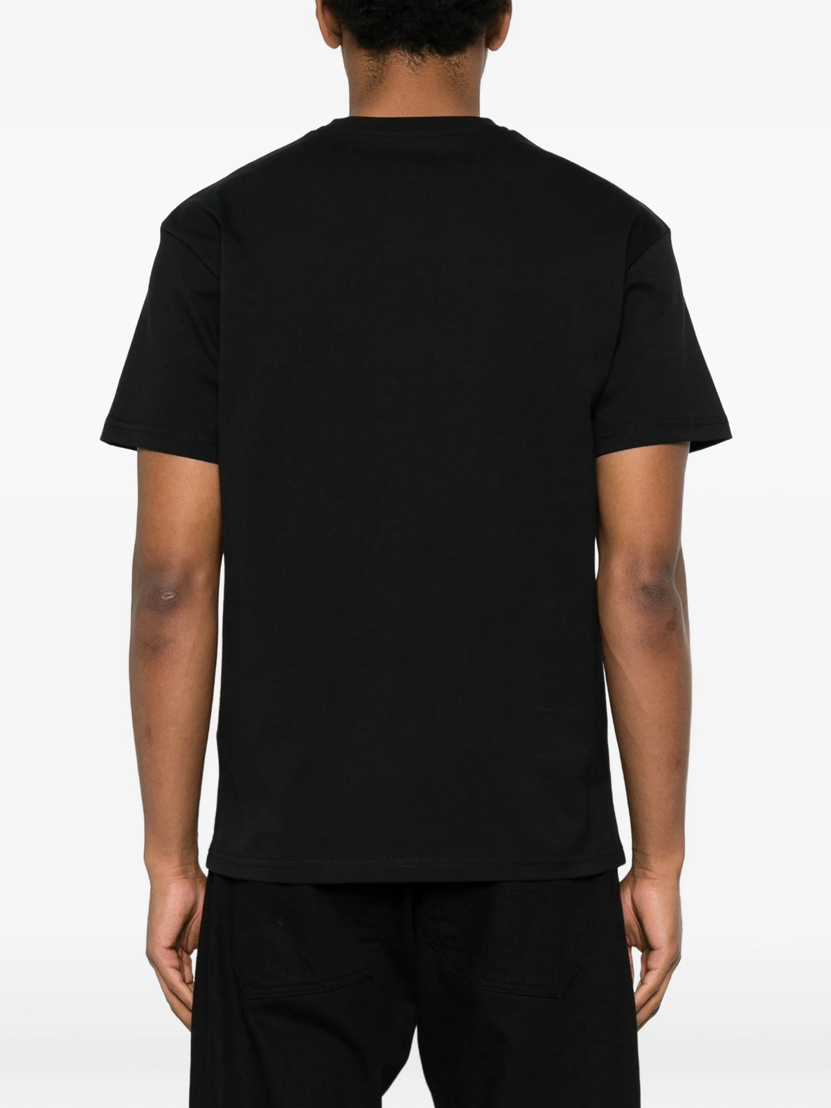 T-shirt in cotton pompom embroidery