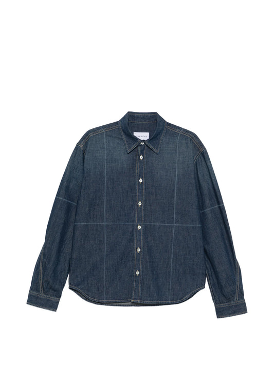 long-sleeve denim shirt
