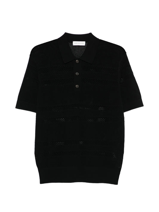 button-up polo shirt